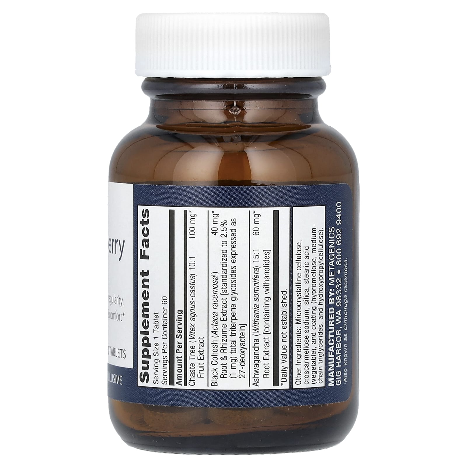 Metagenics, витекс плюс, 60 таблеток