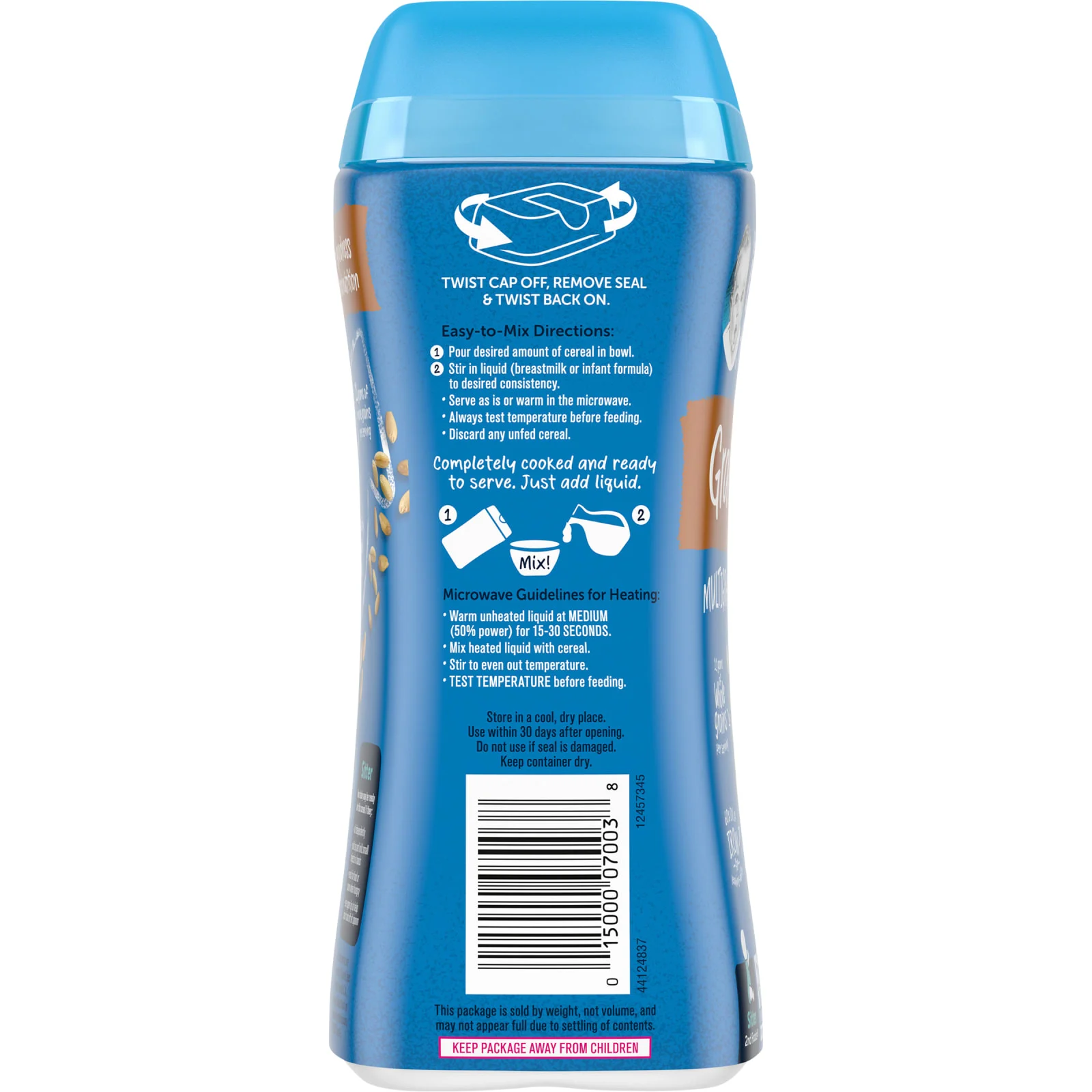 Gerber, Детские хлопья, продукты для 2-х видов, из нескольких злаков, 227 г (8 унций)