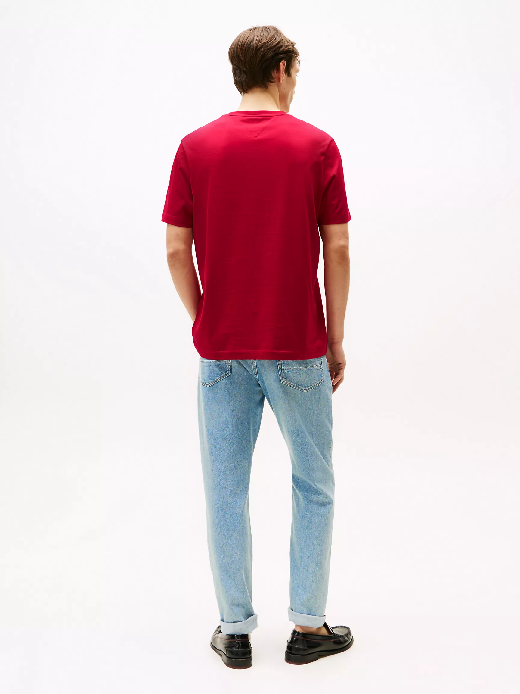 Мужская футболка Tommy Hilfiger, Футболка с вышитым логотипом герба