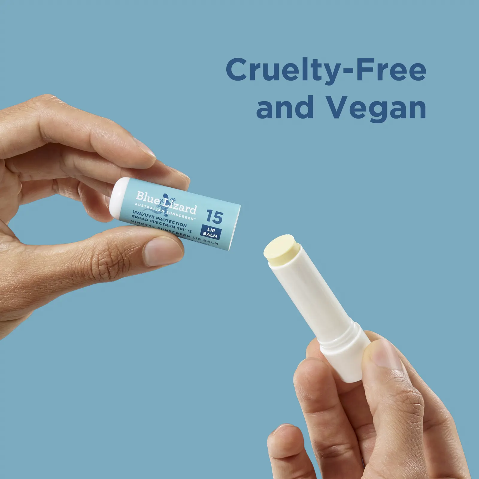 Blue Lizard Australian Sunscreen, солнцезащитный бальзам для губ, SPF 15, натуральный кокос, 3,8 г (0,13 унции)