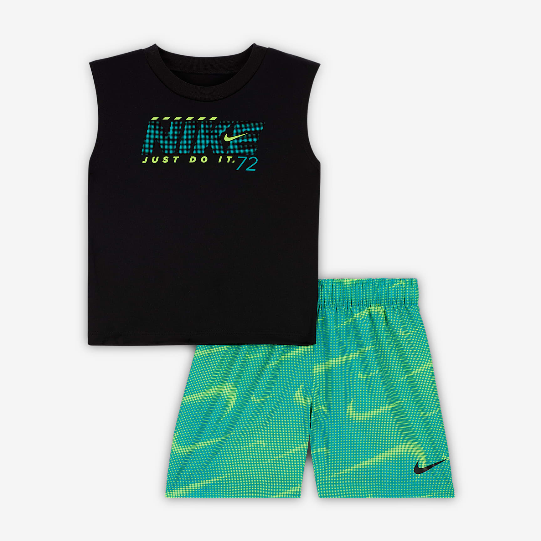 Nike Dri-FIT Baby (12-24M) Rhythm Printed 2-Piece Shorts Set
