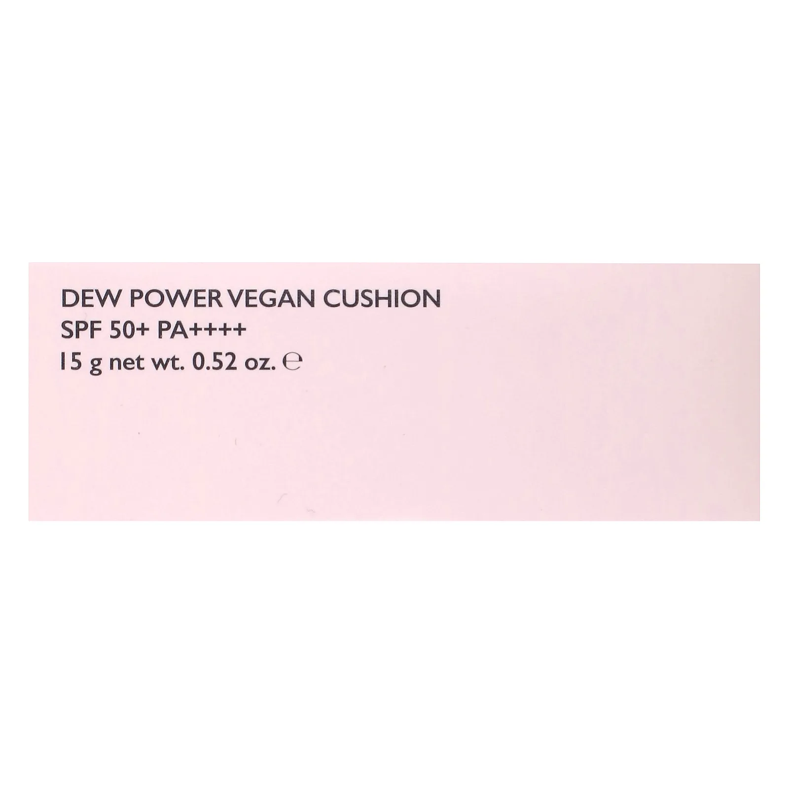Amuse, Dew Power Vegan Cushion, SPF 50+ PA ++++, 1,5 натуральный, 15 г (0,52 унции)