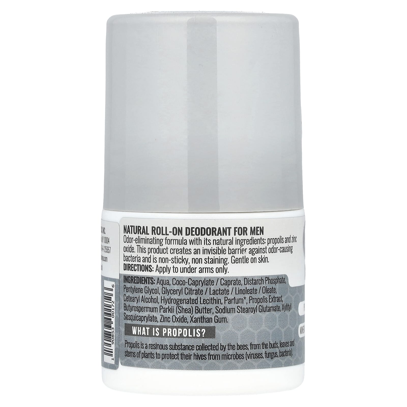 Bee&You, Натуральные шариковые шарики для мужчин, свежесть и активный образ жизни, 50 мл (1,7 жидк. Унции)