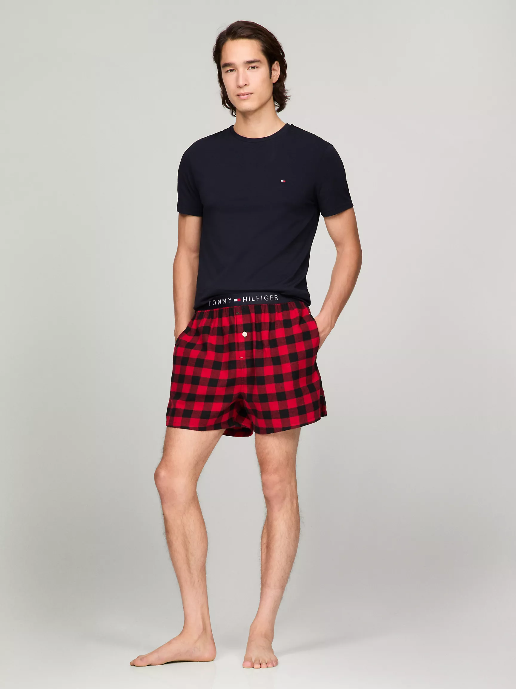 Мужская одежда для сна Tommy Hilfiger, Фланелевые пижамные шорты