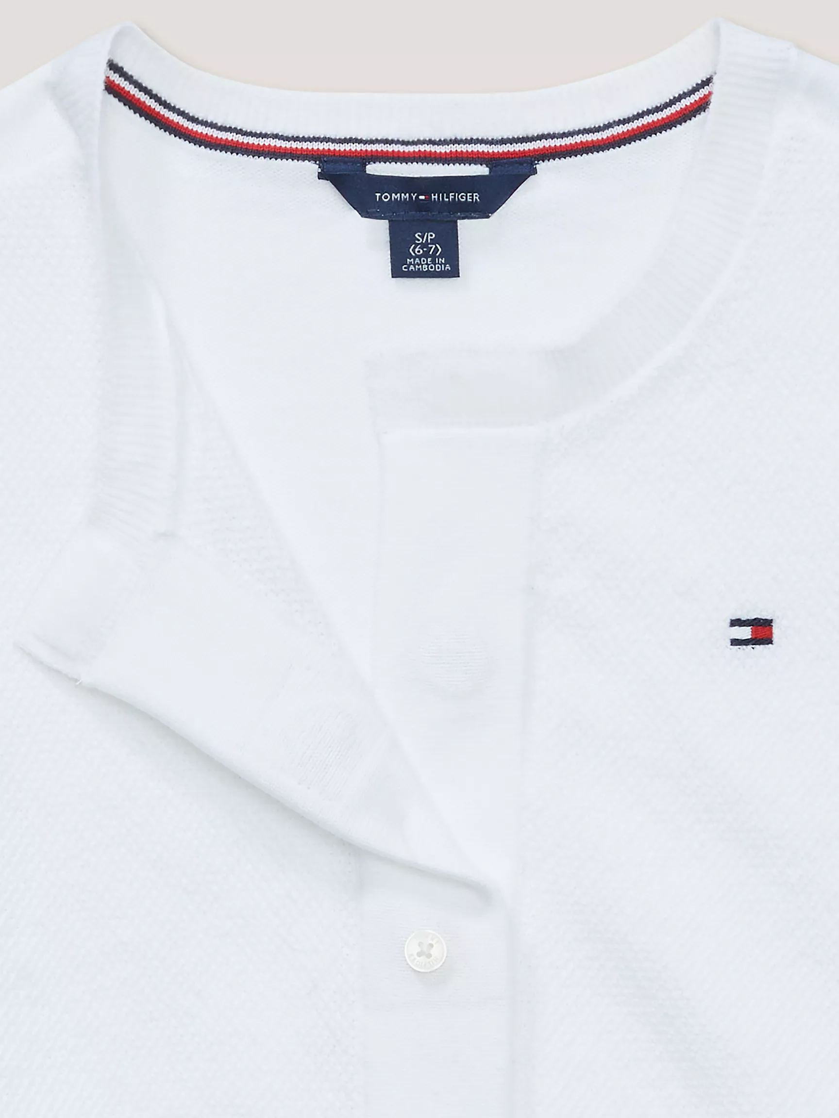 Свитер для девочки Tommy Hilfiger, Детский однотонный кардиган