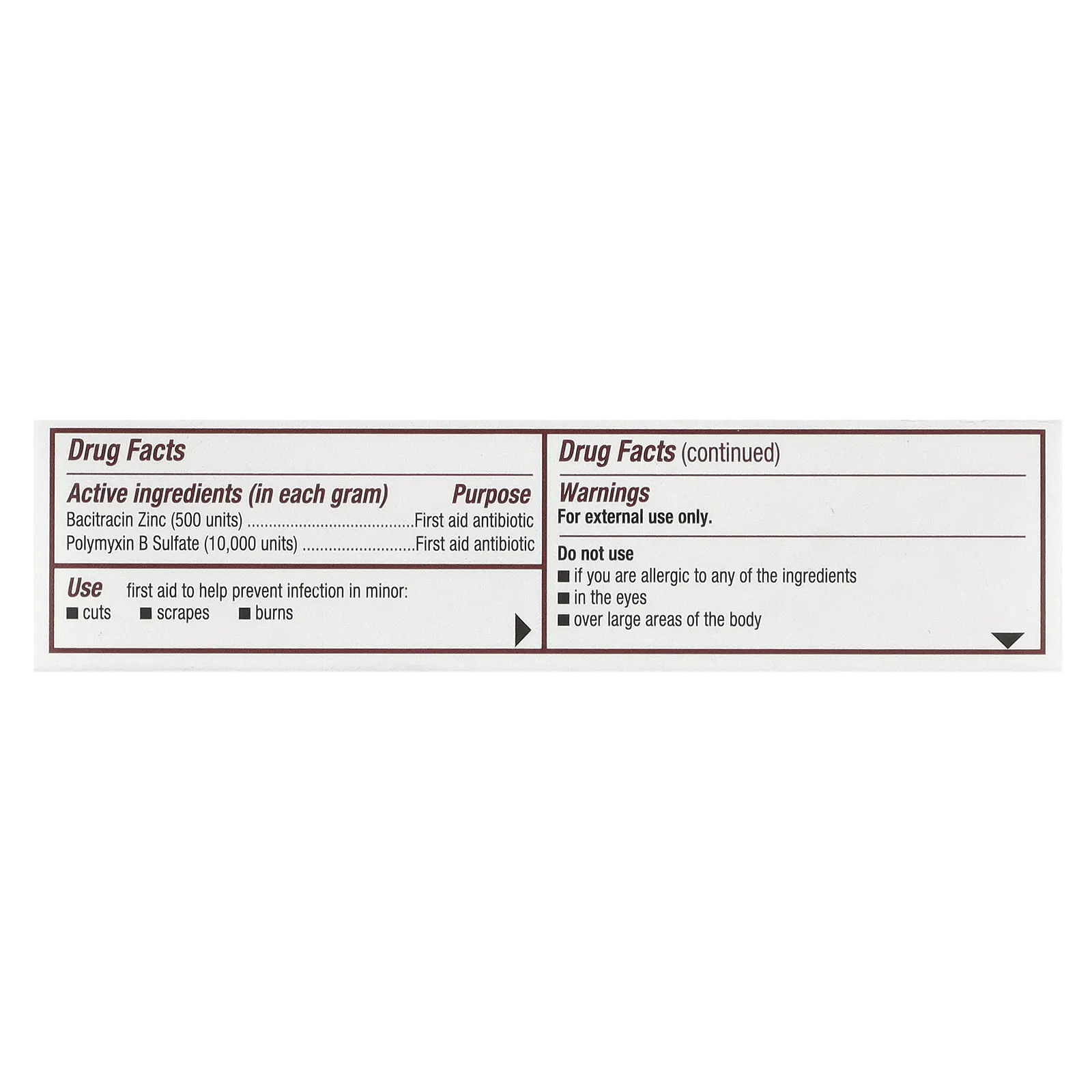 Polysporin, Мазь с антибиотиком, 14,2 г (0,5 унции)