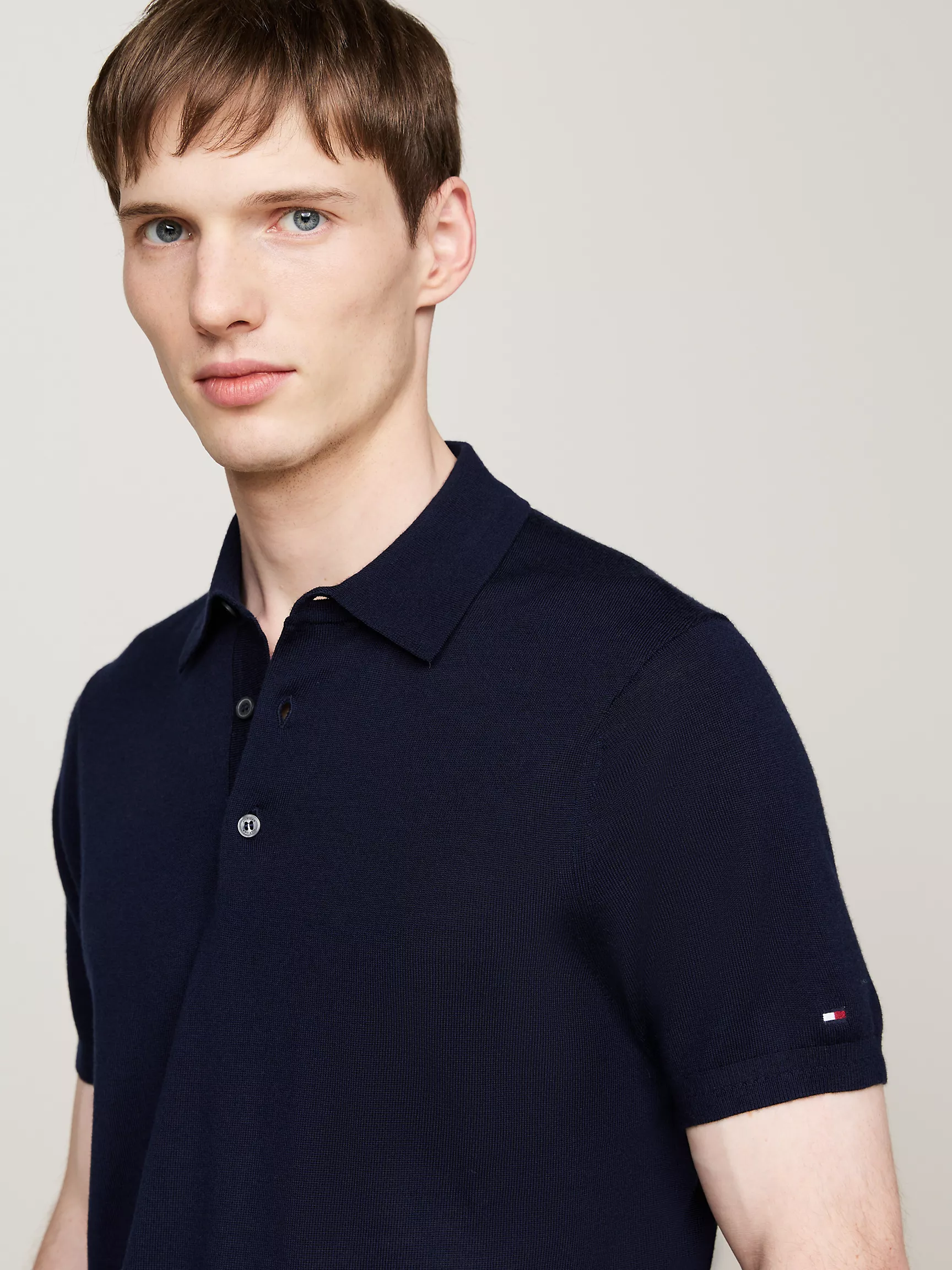 Мужской свитер Tommy Hilfiger, Полосвитер из мериносовой шерсти