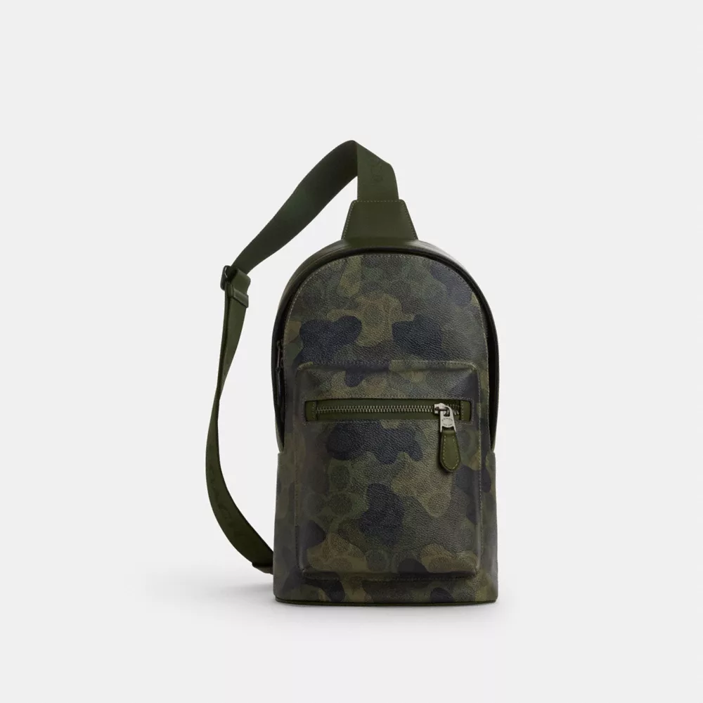 Сумка COACH West Pack In Signature Camo Print
