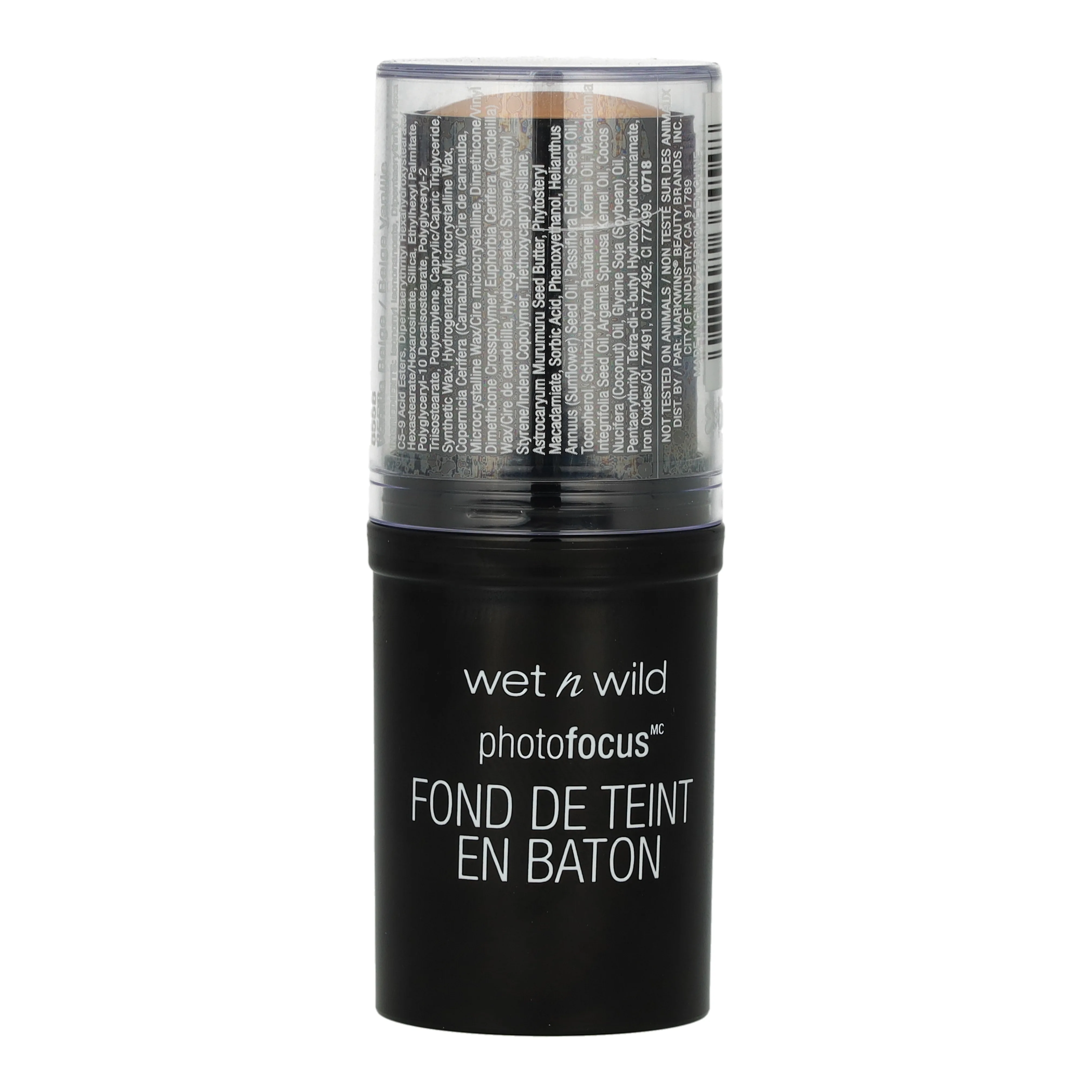 wet n wild, PhotoFocus, тональный крем-стик, 855B ванильно-бежевый, 1 стик