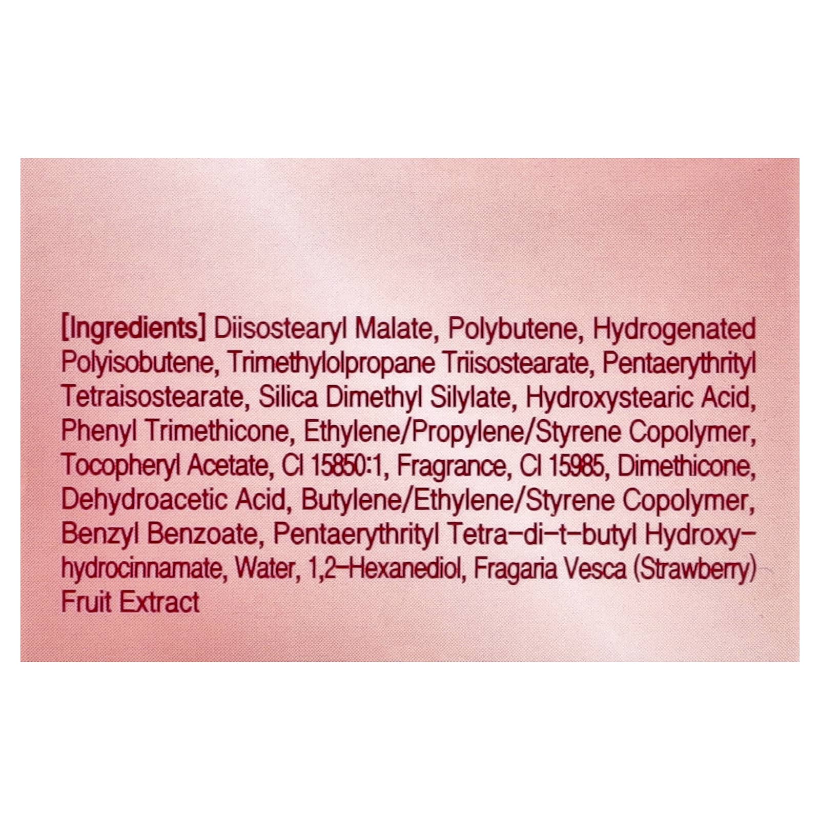 TonyMoly, желейная губная помада, с клубничным вкусом, 9 г (0,31 унции)