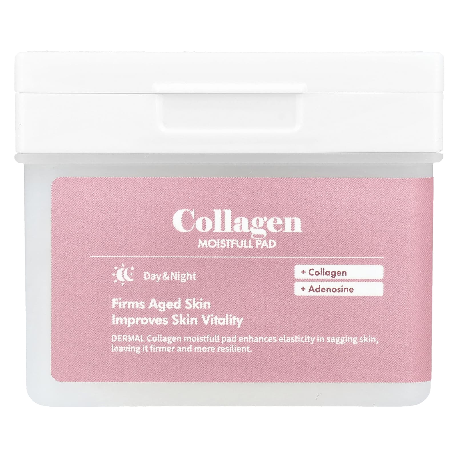 Dermal, Collagen Moistfull Pad, прокладки с 120 отверстиями