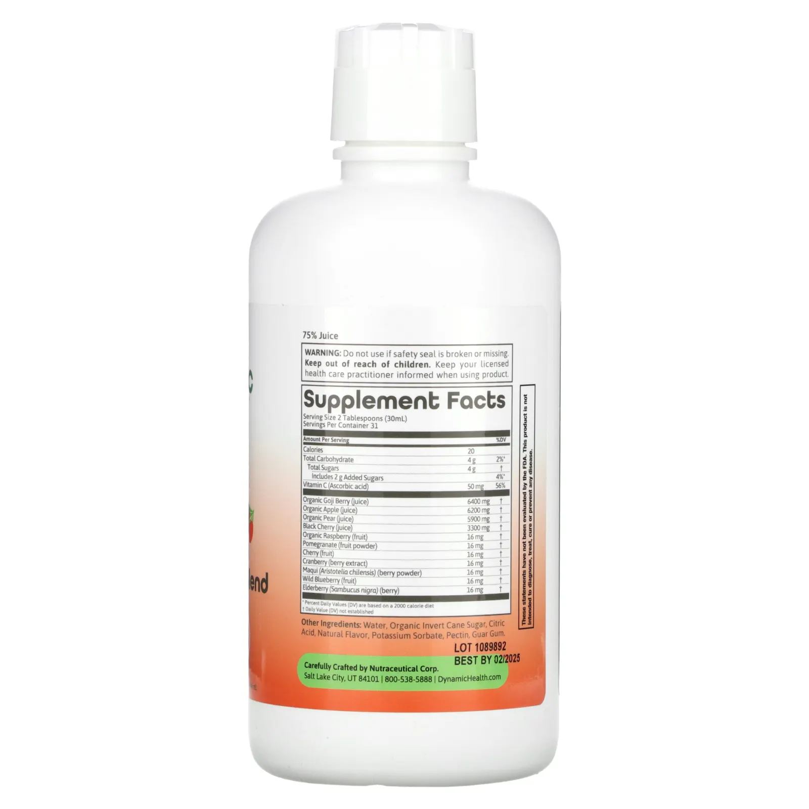 Dynamic Health, Смесь сока годжи, 946 мл (32 жидк. Унции)