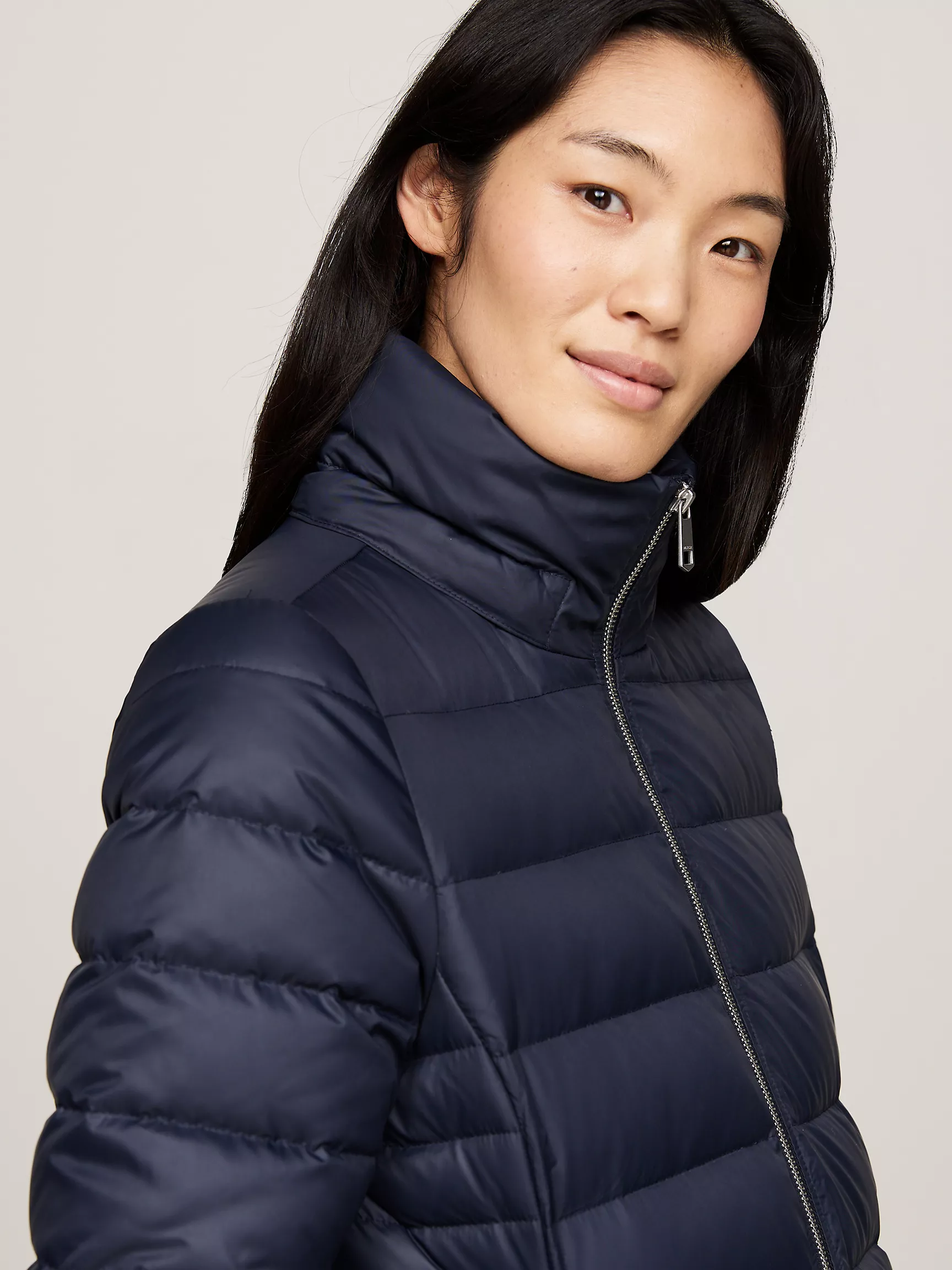 Женское пальто Tommy Hilfiger, Водоотталкивающее пуховое пальто с капюшоном