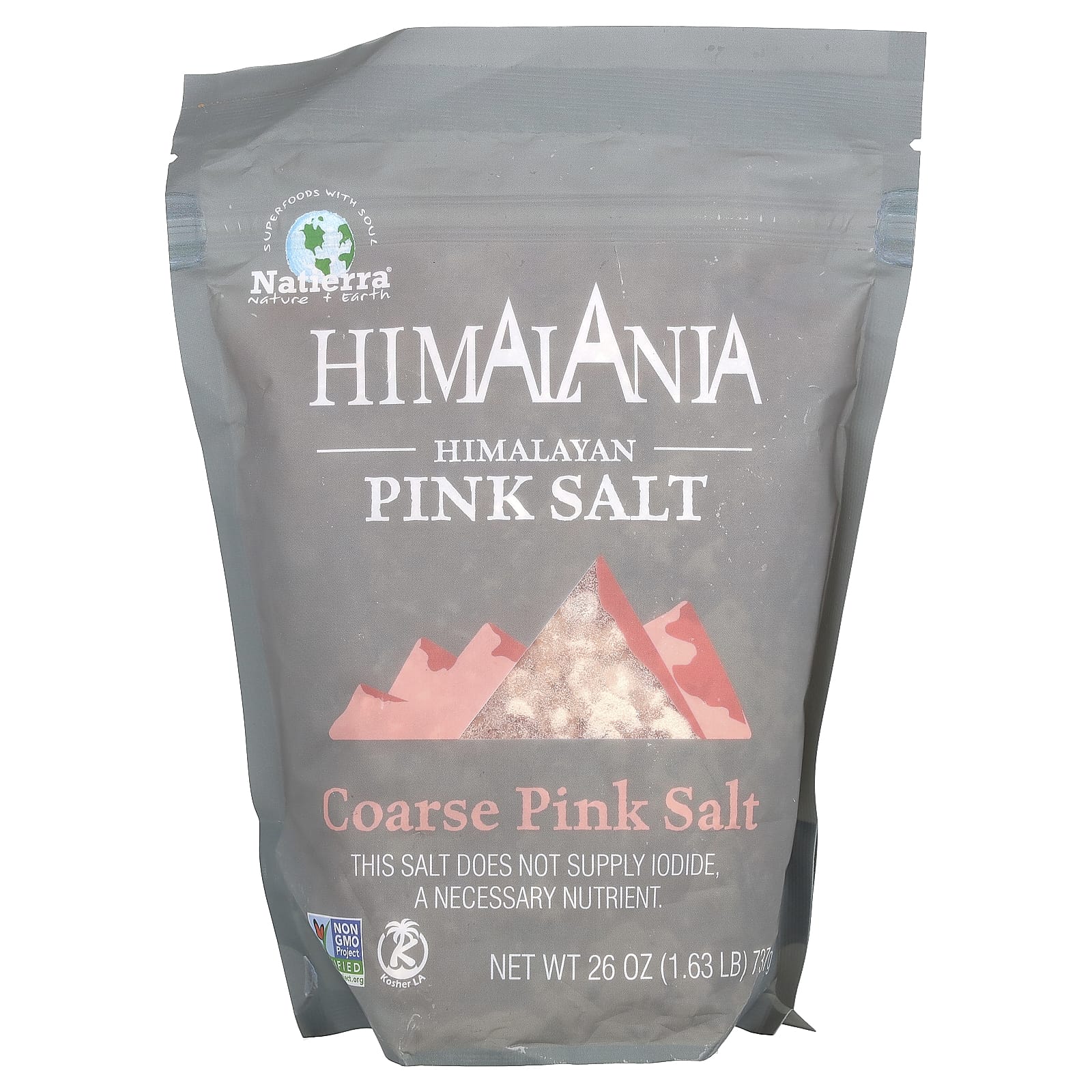 Himalania, гималайская розовая соль, крупная, 737 г (26 унций)