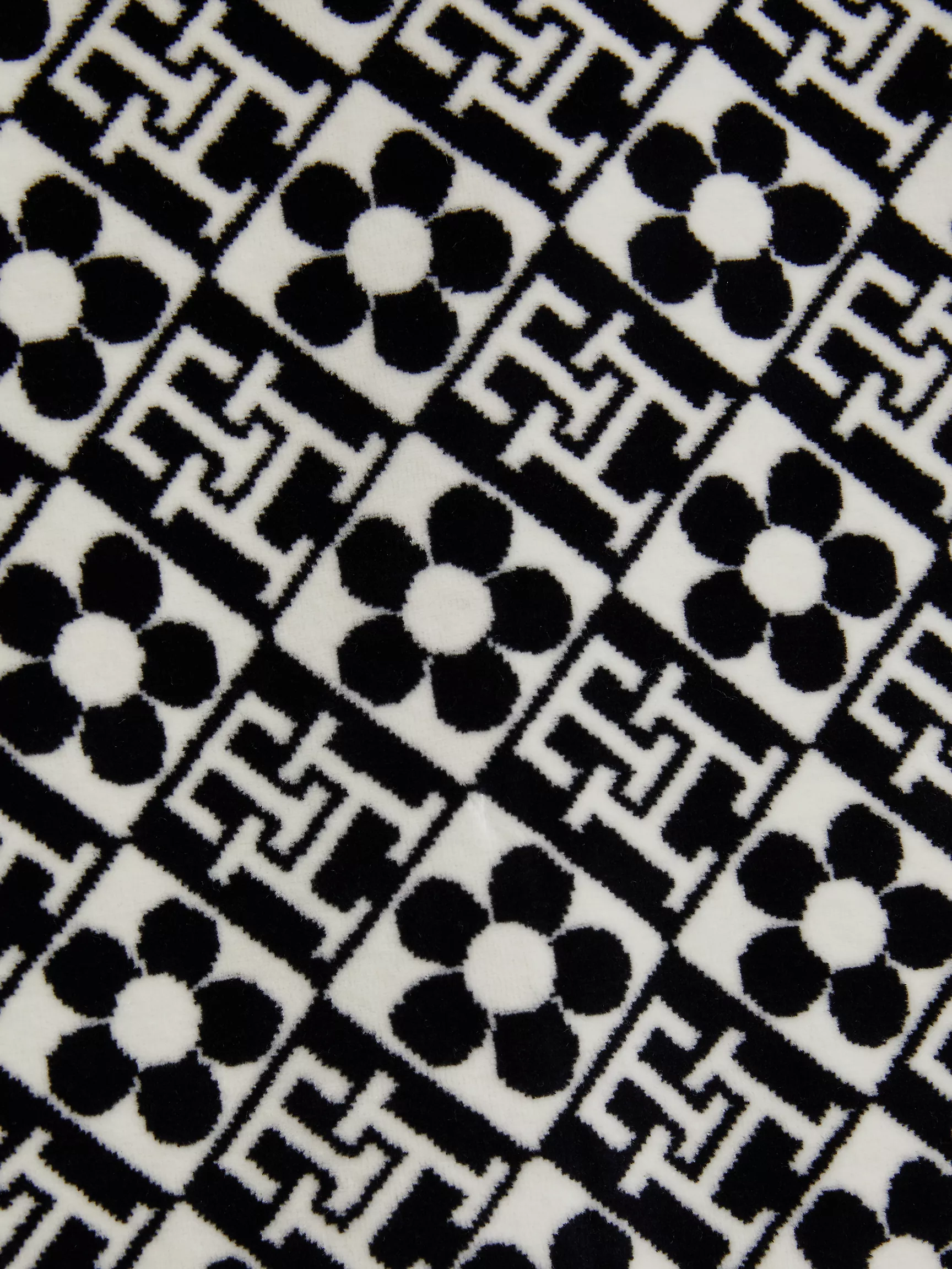 Топ для девочек Tommy Hilfiger, Детская водолазка с монограммным узором из коллаборации TH x Richard Quinn