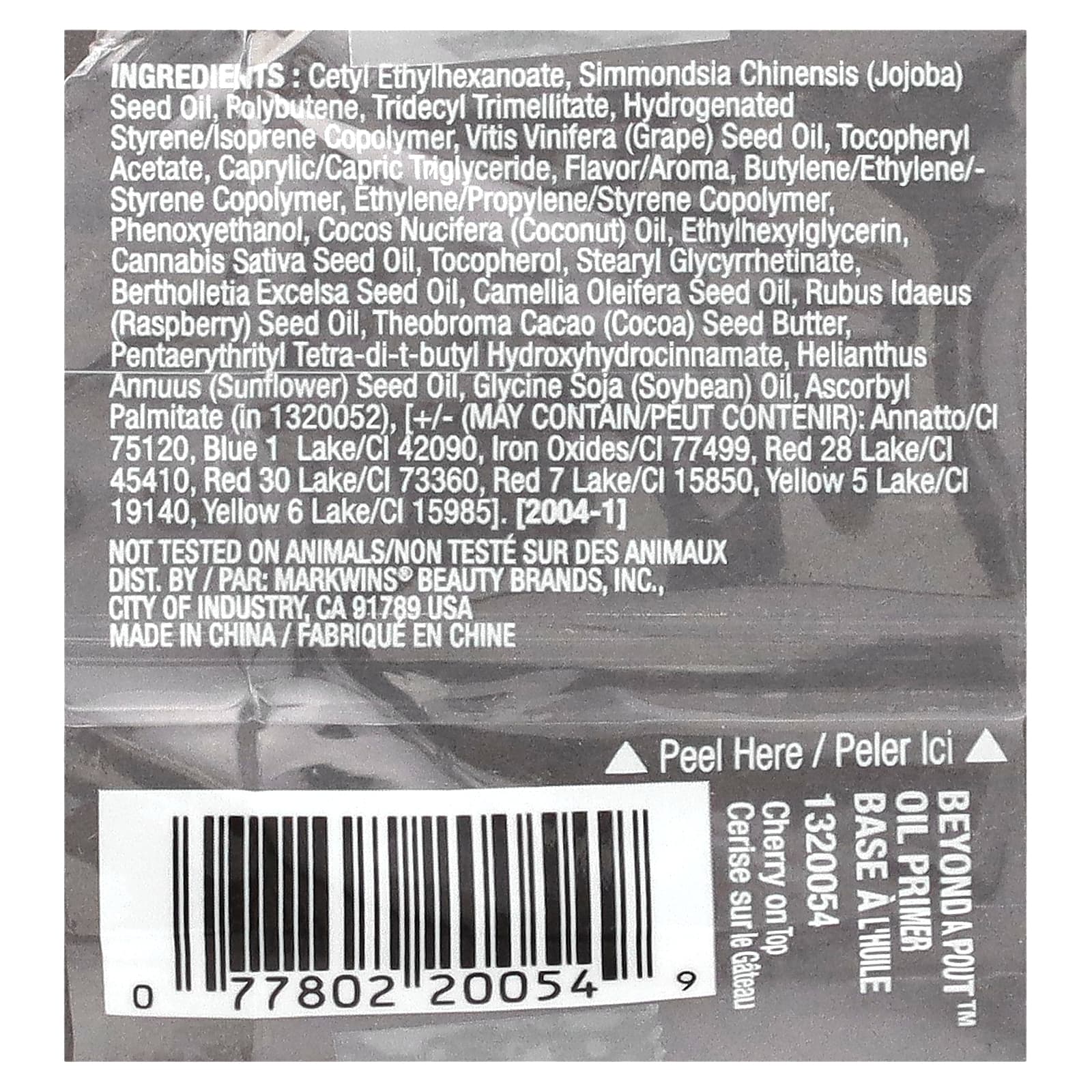 Black Radiance, Beyond A Pout, масляная праймер, 1320054 вишня на вершине, 3,5 мл (0,12 жидк. Унции)