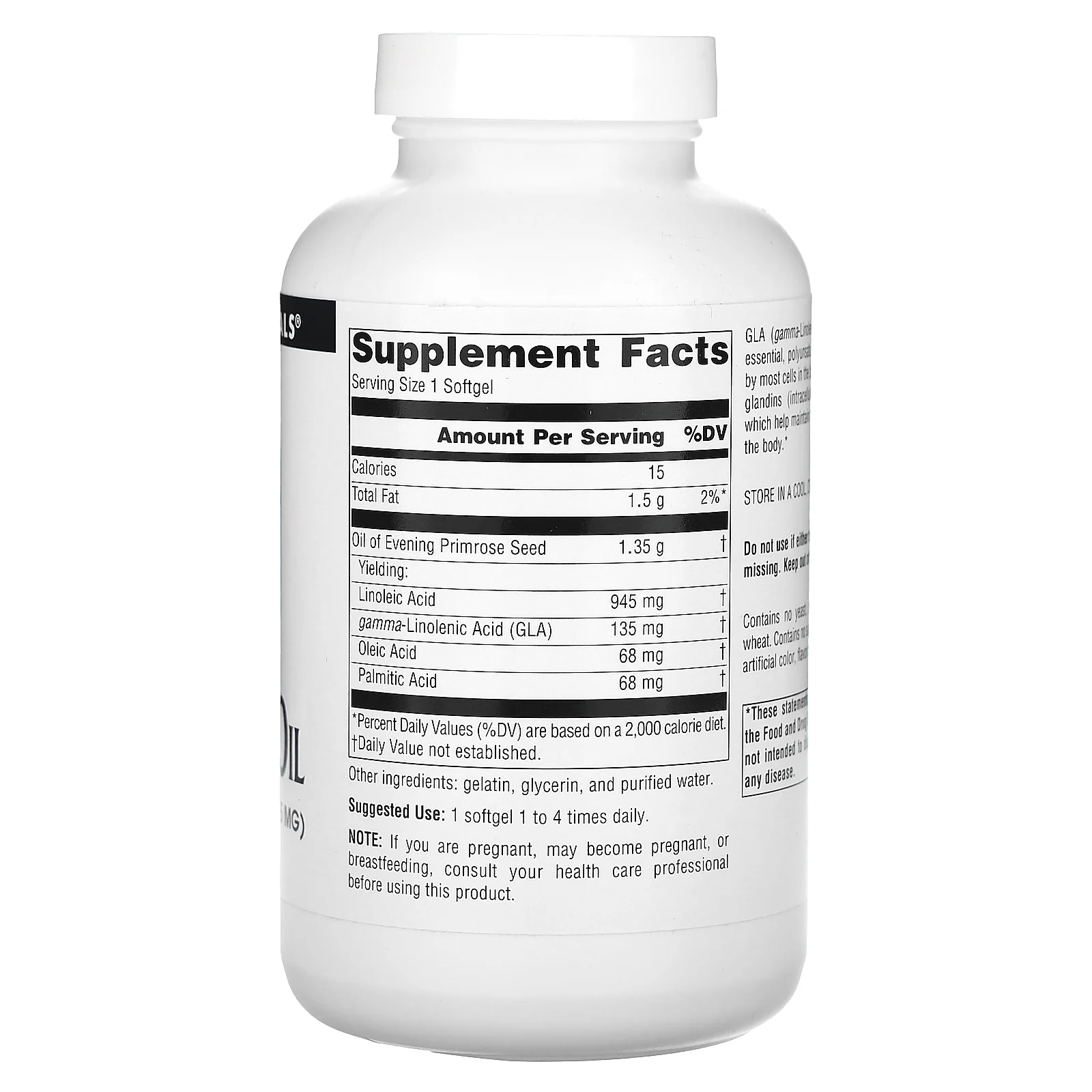 Source Naturals, масло примулы вечерней, 1350 мг, 120 мягких таблеток