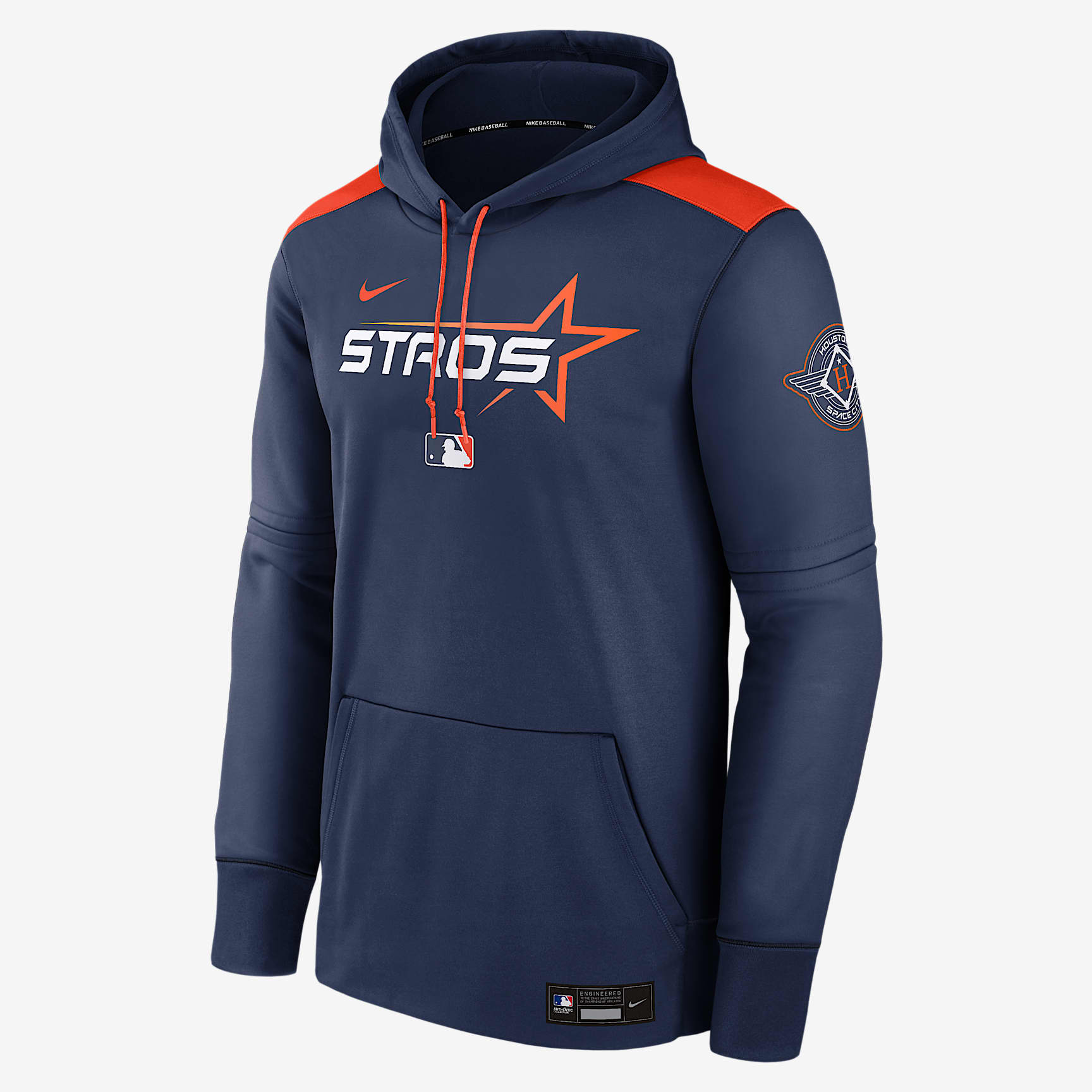 Houston Astros Authentic Collection City Connect Men's Nike Therma MLB Pullover Hoodie