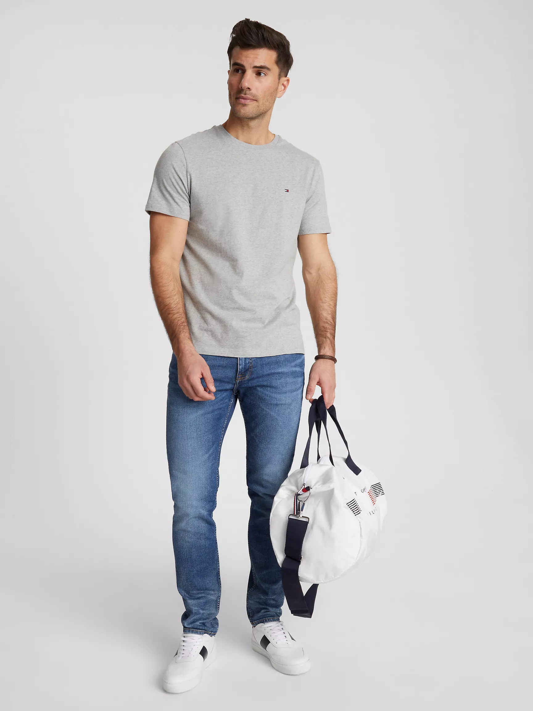 Мужская футболка Tommy Hilfiger, Базовая однотонная футболка