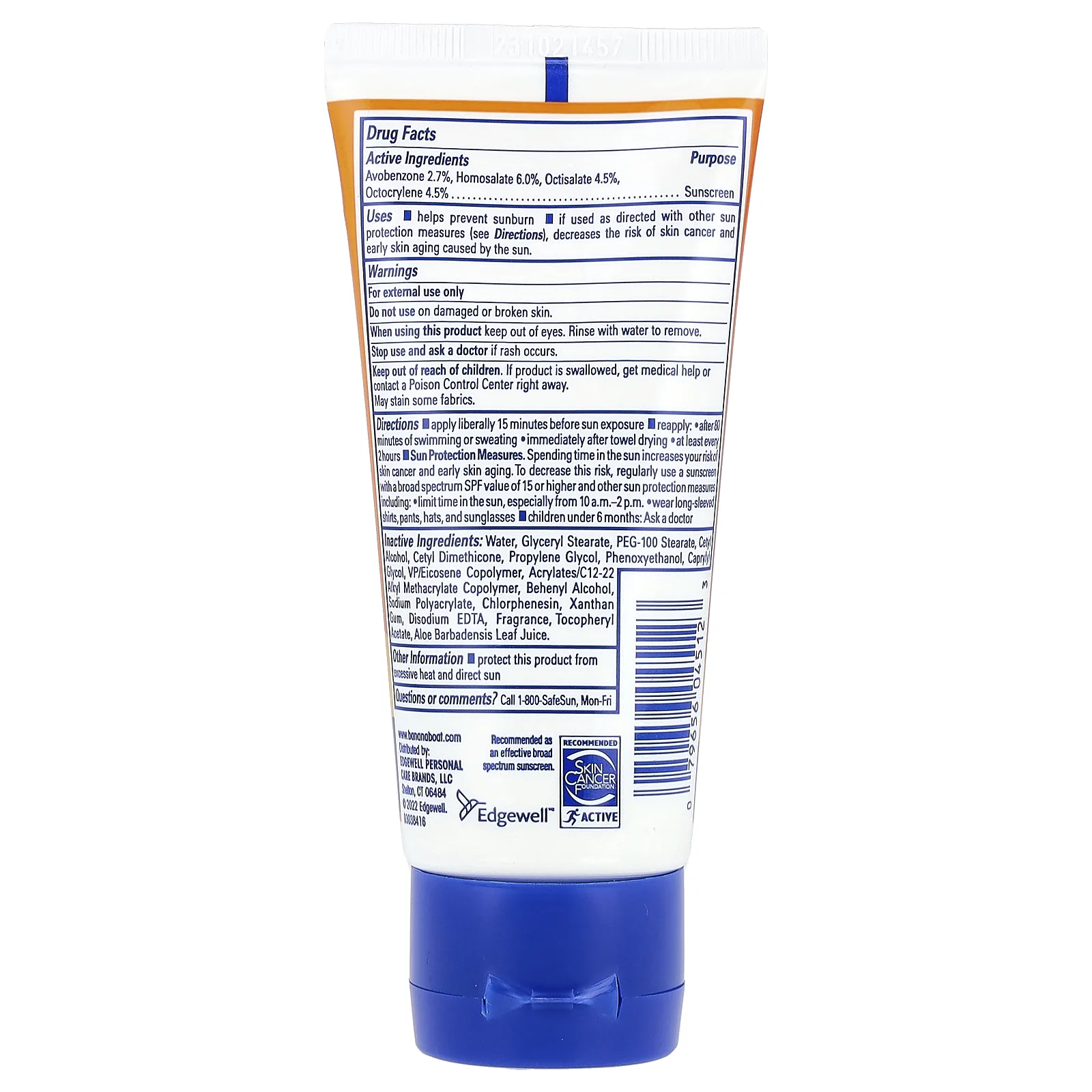 Banana Boat, Sport ™ Ultra, солнцезащитный лосьон, SPF 30, 88 мл (3 жидк. унц.)