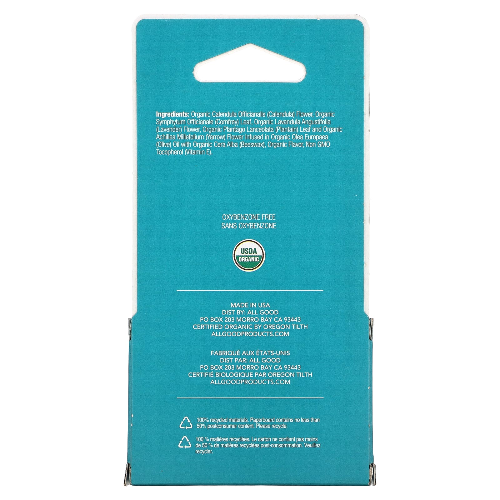 All Good Products, Органический бальзам для губ, с кокосом, 3 шт. В упаковке, по 4,2 г (0,15 унции)