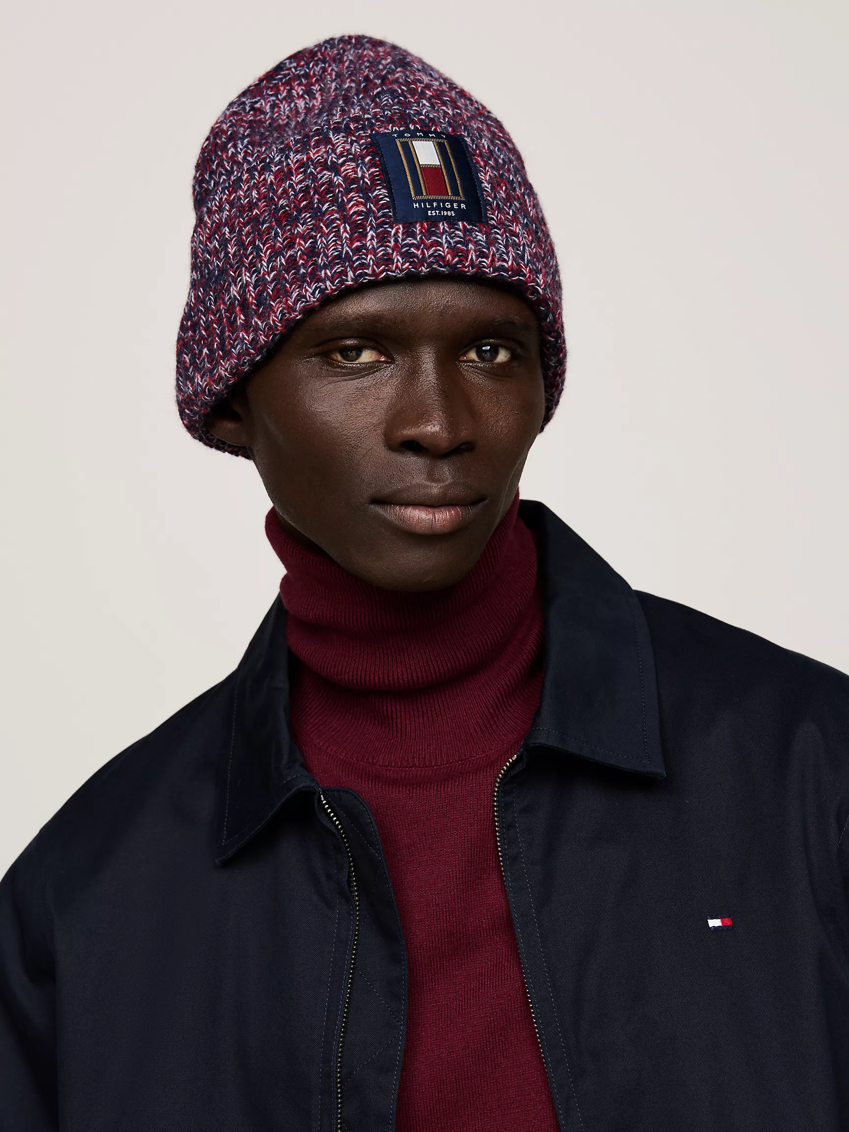 Мужская шляпа Tommy Hilfiger, Вязаная шапка из скрученной пряжи