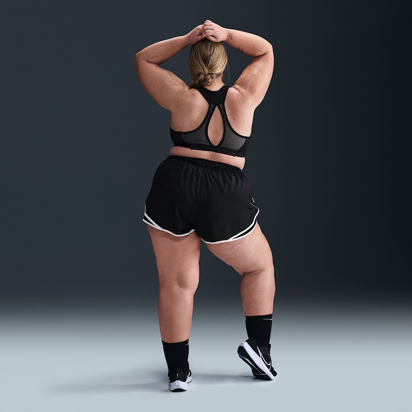 Nike Tempo Women's Dri-FIT Mid-Rise 3" Brief-Lined Running Shorts (Plus Size)