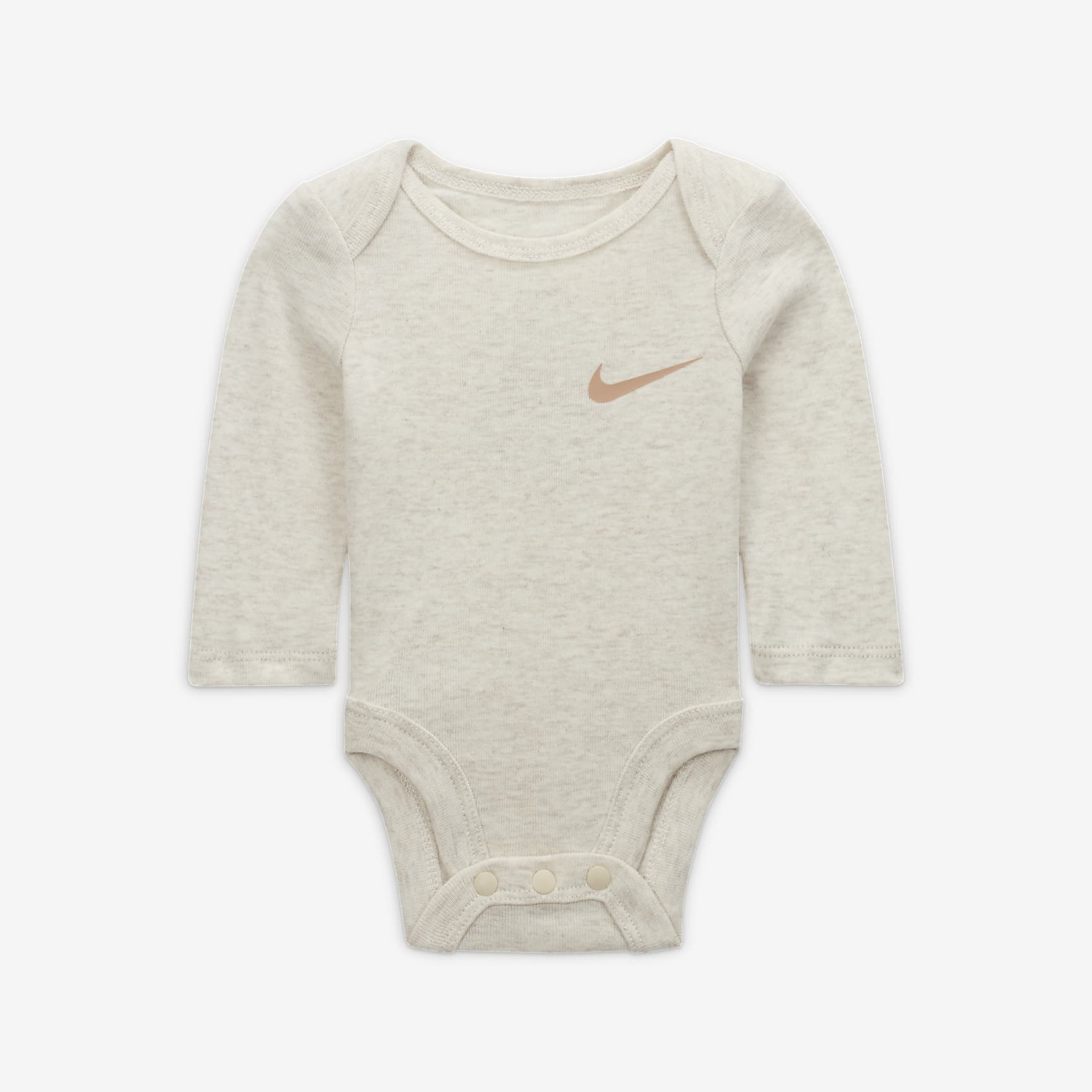 Nike Essentials Baby (0-9M) 3-Pack Long Sleeve Bodysuits