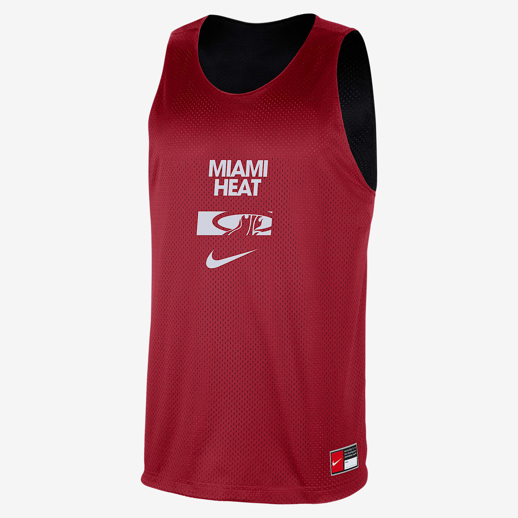 Miami Heat Courtside Men's Nike NBA Mesh Practice Jersey