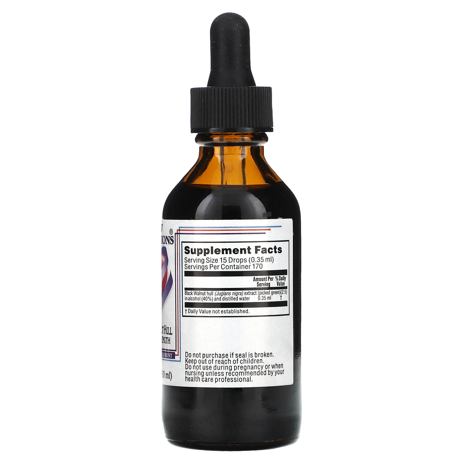 Kroeger Herb Co, Скорлупа черного ореха, повышенная сила действия, 60 мл (2 жидк. Унции)