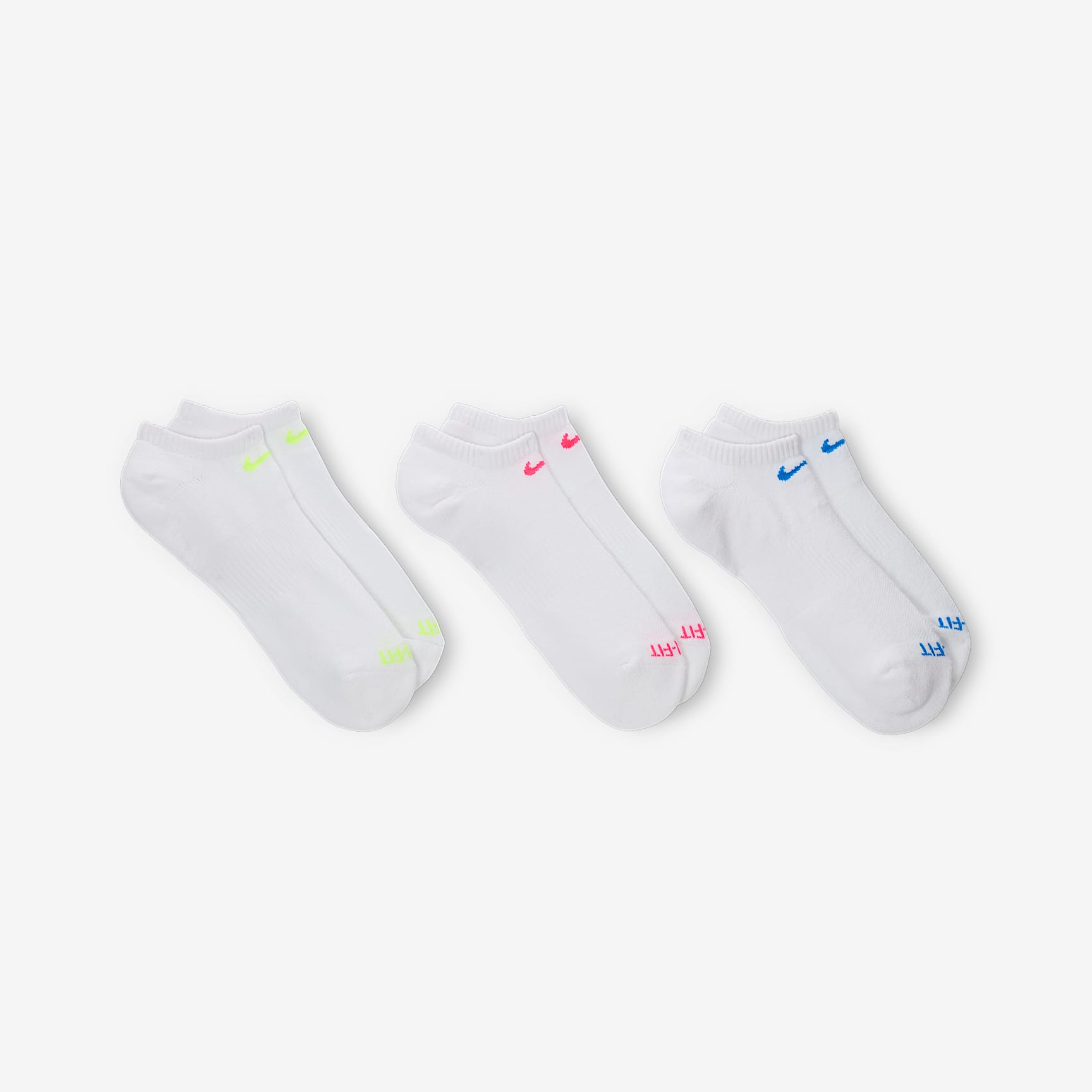 Nike Everyday Plus Cushion Training No-Show Socks (3 Pairs)