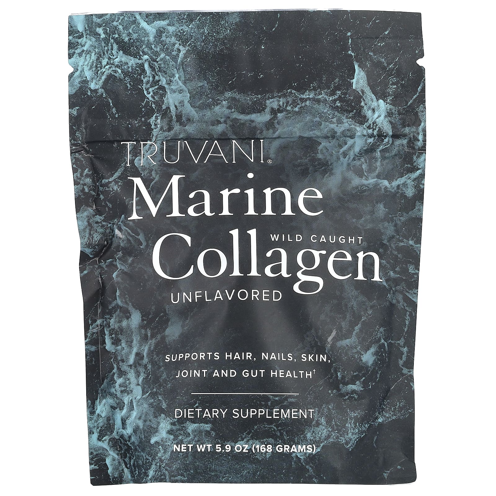 Truvani, Морской коллаген из дикой рыбы, без добавок, 168 г (5,9 унции)
