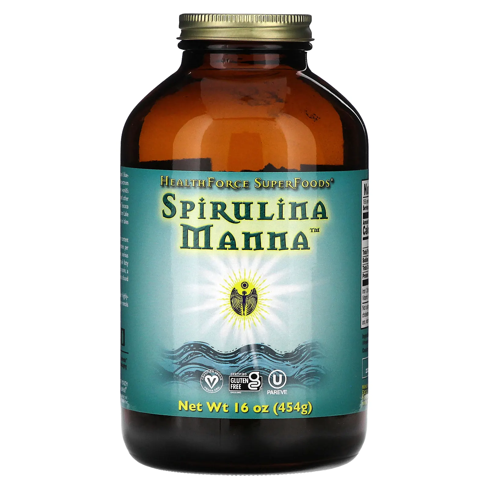 HealthForce Superfoods, Spirulina Manna, 453,5 г (16 унций)
