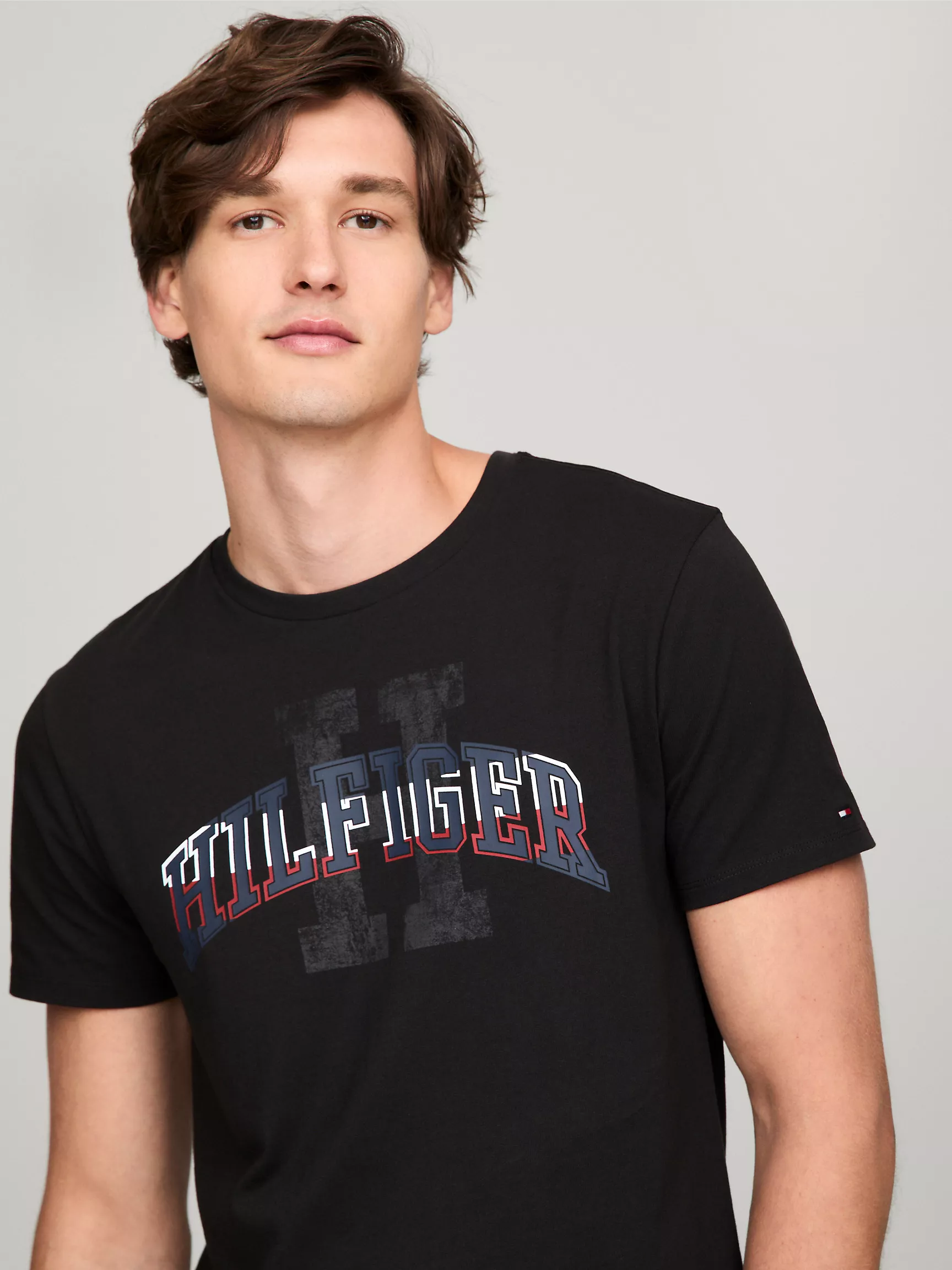 Мужская футболка Tommy Hilfiger, Футболка с графическим логотипом Hilfiger