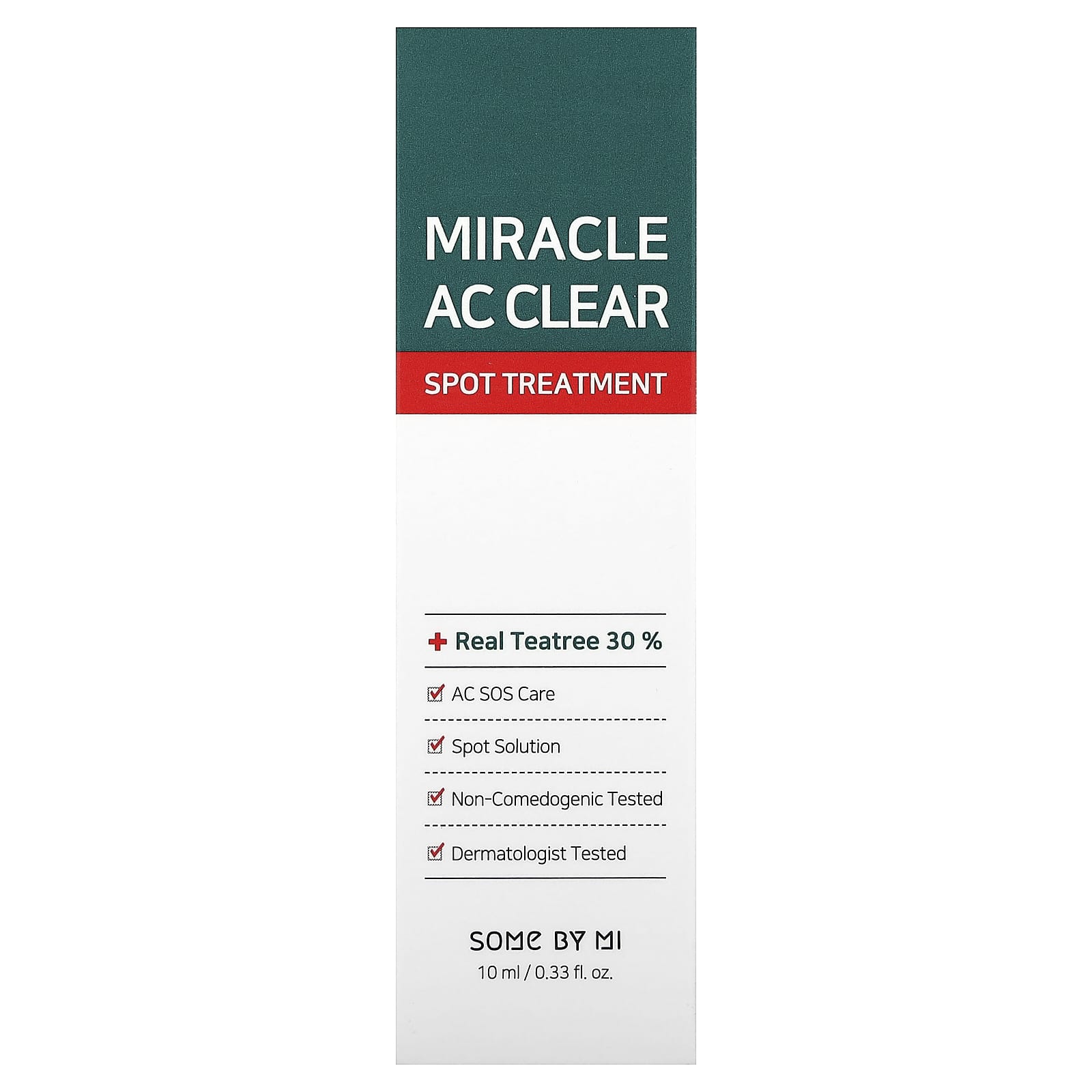 SOME BY MI, Miracle AC для очищения пятен, 10 мл (0,33 жидк. Унции)