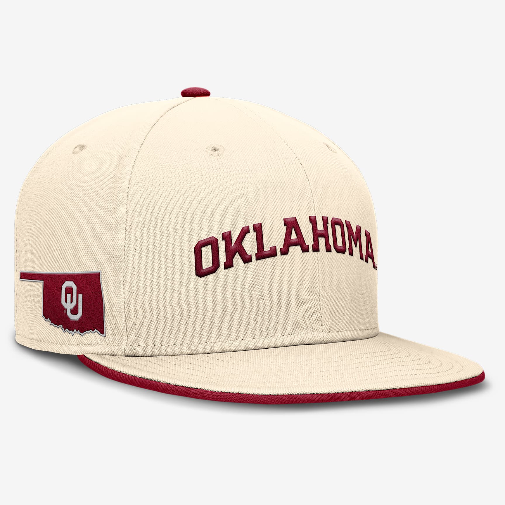 Oklahoma Sooners Primetime True Men's Jordan Brand Dri-FIT College Fitted Hat