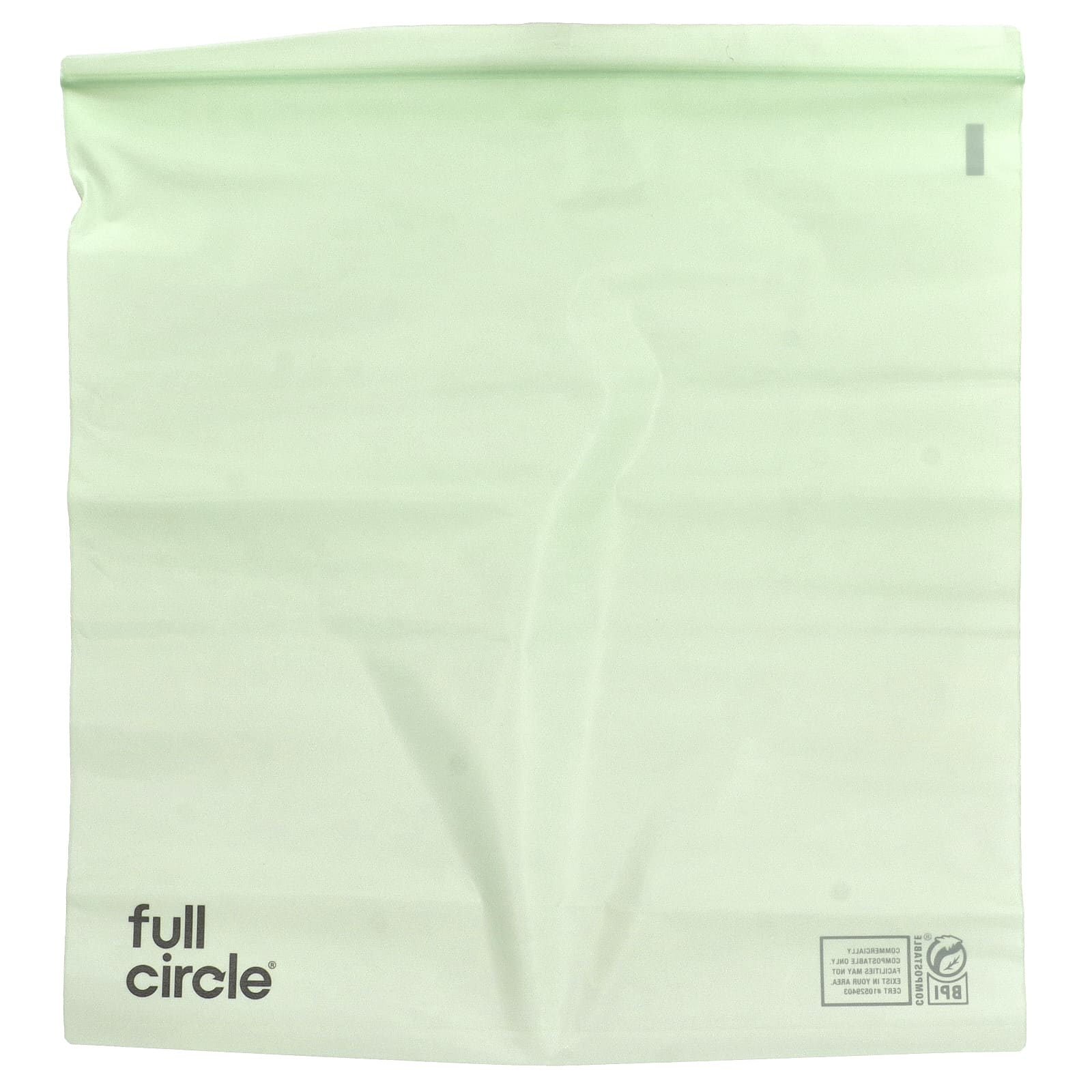 Full Circle, Пакеты на молнии, пригодные для компостирования, 15 пакетов