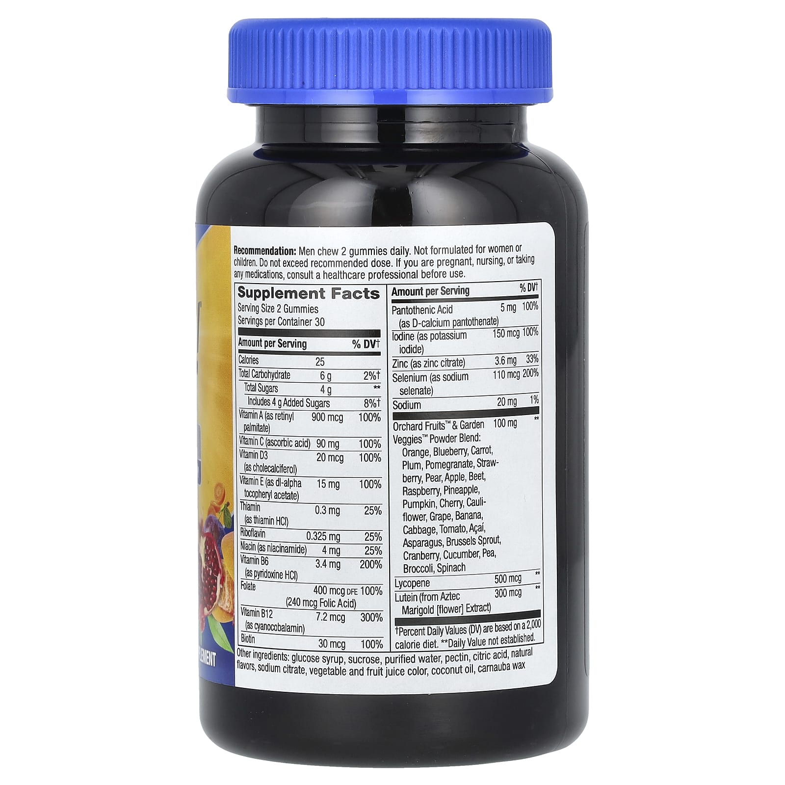 Nature's Way, Alive! жевательные мультивитамины для мужчин старше 50 лет, фруктовый вкус, 60 жевательных таблеток