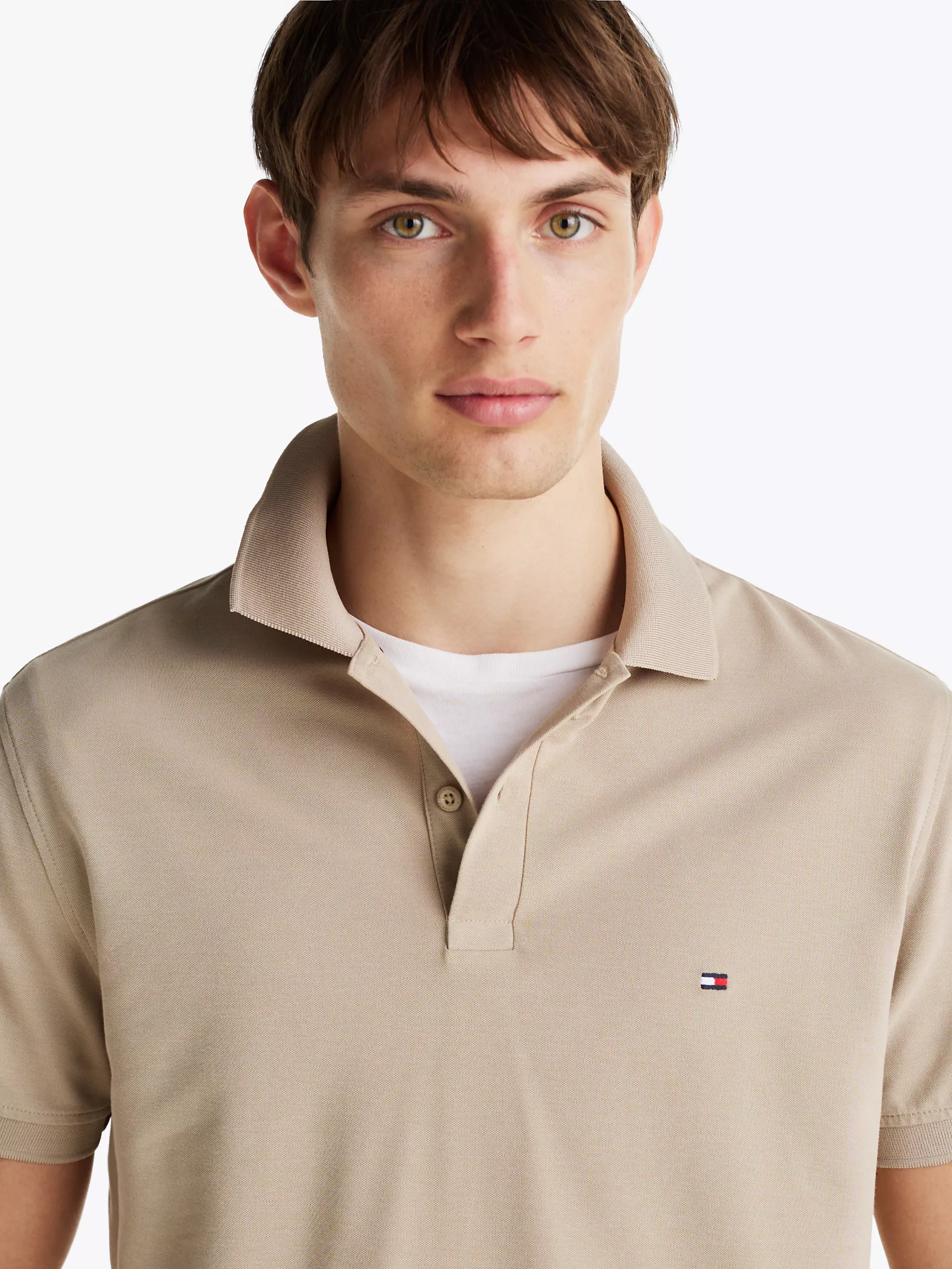 Мужское поло Tommy Hilfiger, Стандартное поло из технологичного пике
