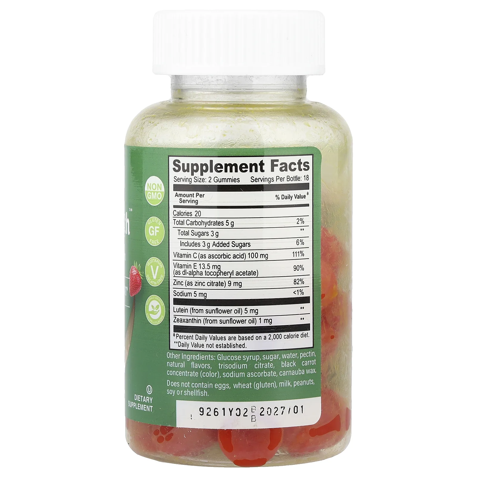 YumVs, Eye Health™, жевательные таблетки, со вкусом ягодного ассорти, 36 жевательных таблеток