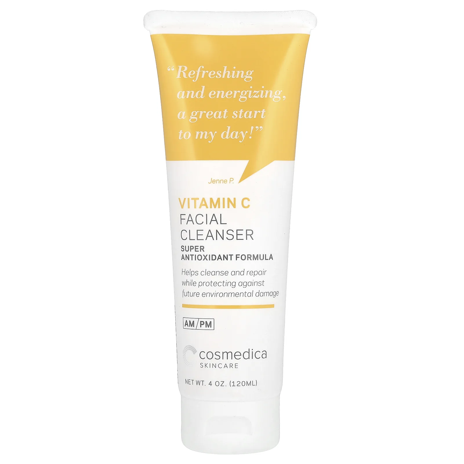 Cosmedica Skincare, очищающее средство для лица с витамином C, суперантиоксидантная формула, 120 мл (4 унции)