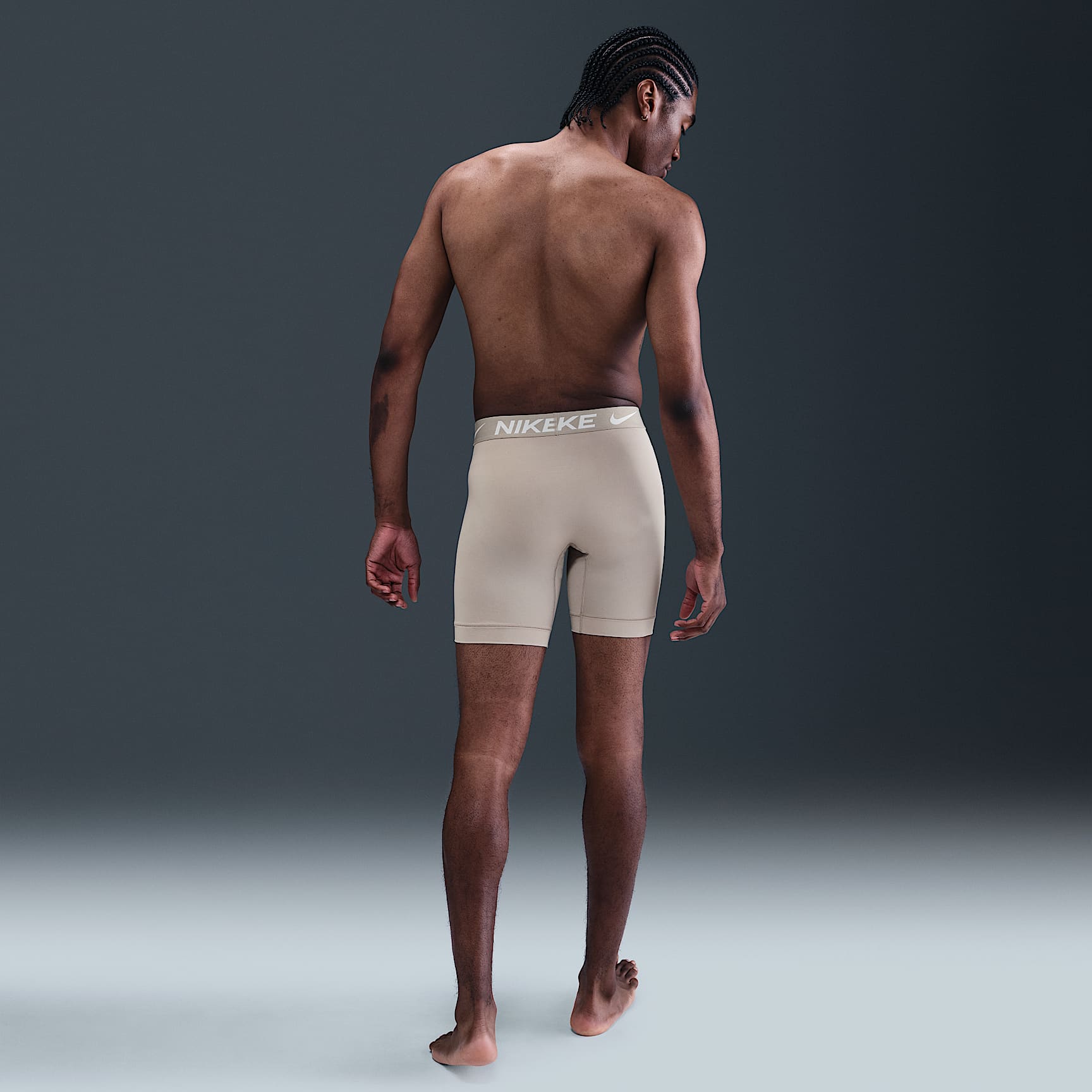 Nike Dri-FIT Essential Micro Long Boxer Briefs (3-Pack)