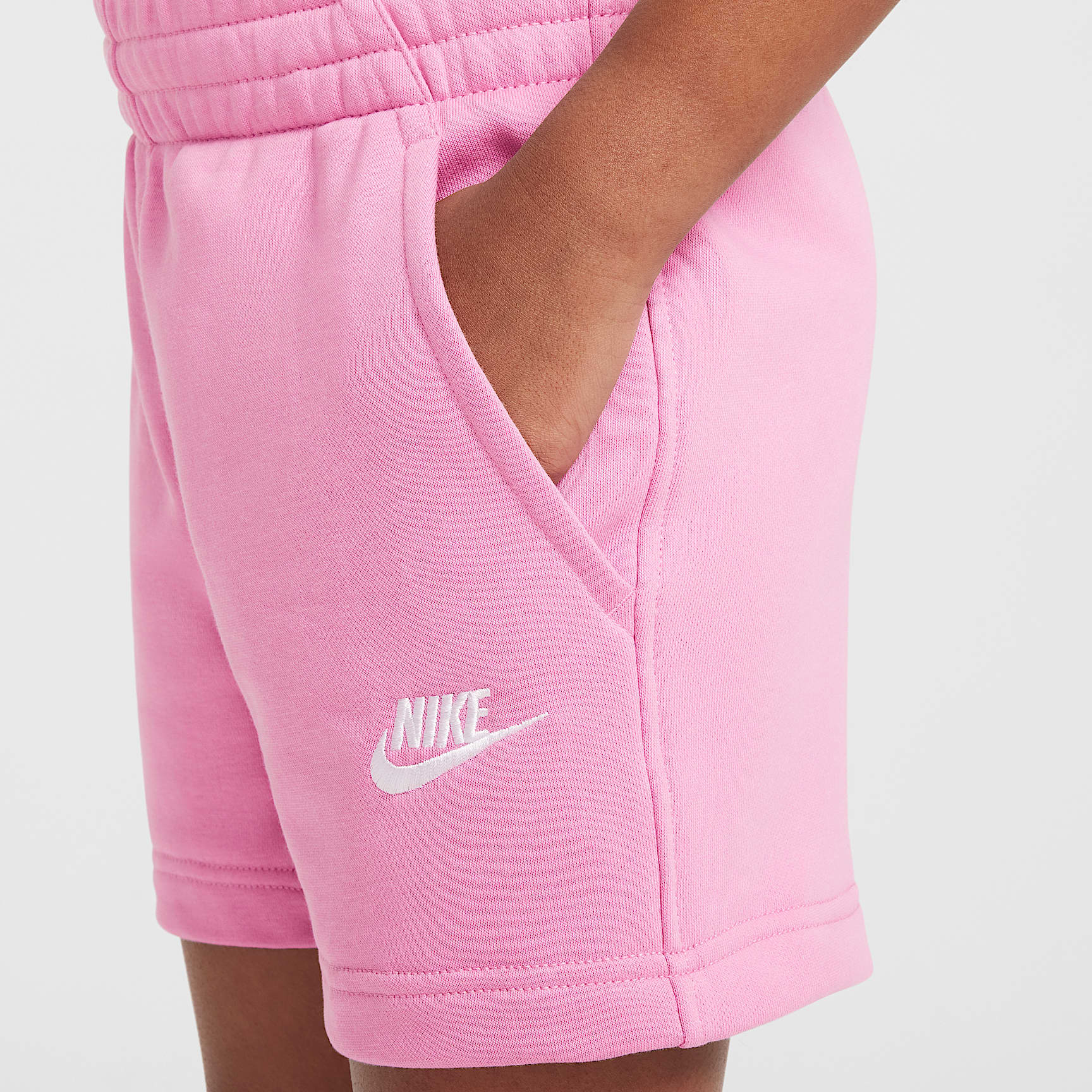Nike Sportswear Club Fleece Big Kids' (Girls') 5" French Terry Shorts