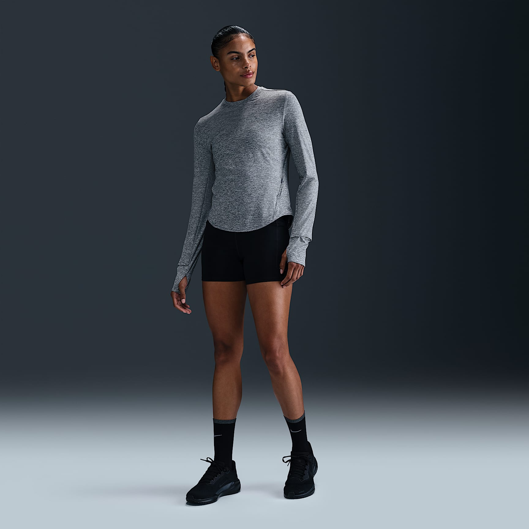 Nike Swift Women's Dri-FIT UV Long-Sleeve Crew-Neck Running Top