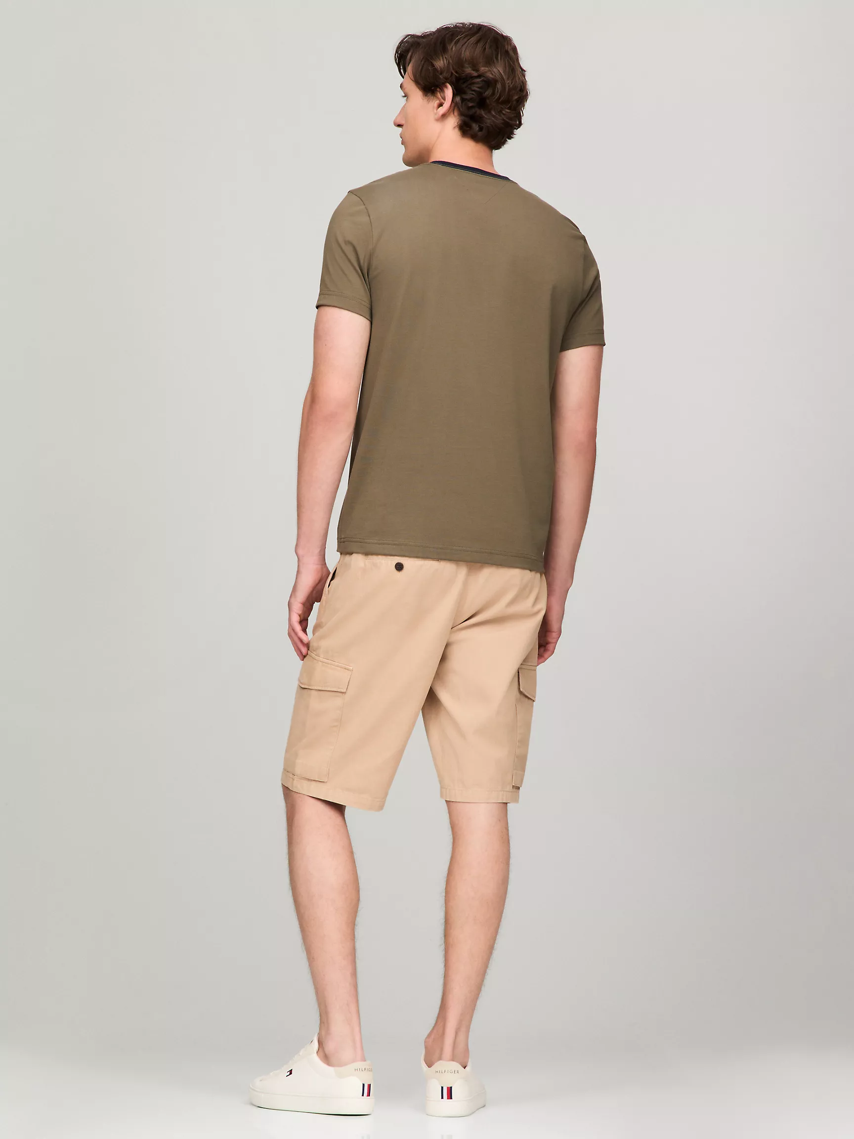 Мужская футболка Tommy Hilfiger, Футболка с вышитым логотипом флага