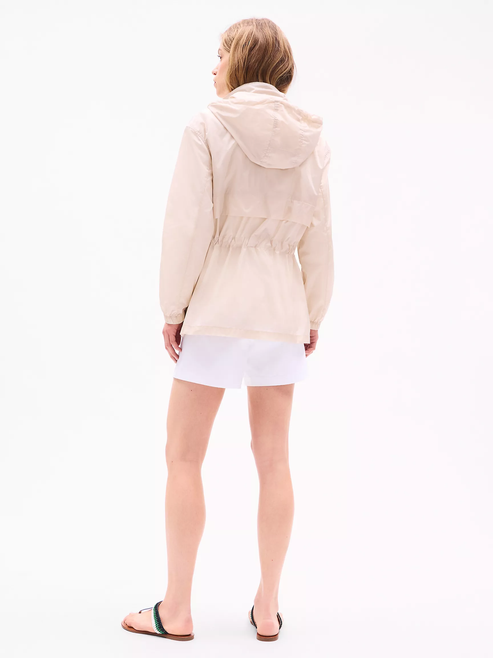 Женская куртка Tommy Hilfiger, Ветровка с капюшоном и водоотталкивающим покрытием