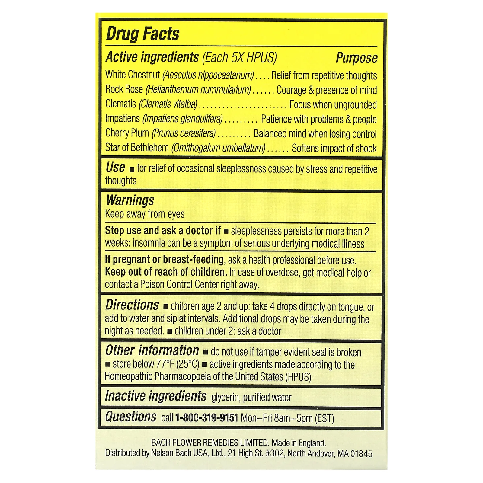 Bach, Kids, спасательная пипетка, для детей от 2 лет, без спирта, 10 мл (0,35 жидк. Унции)