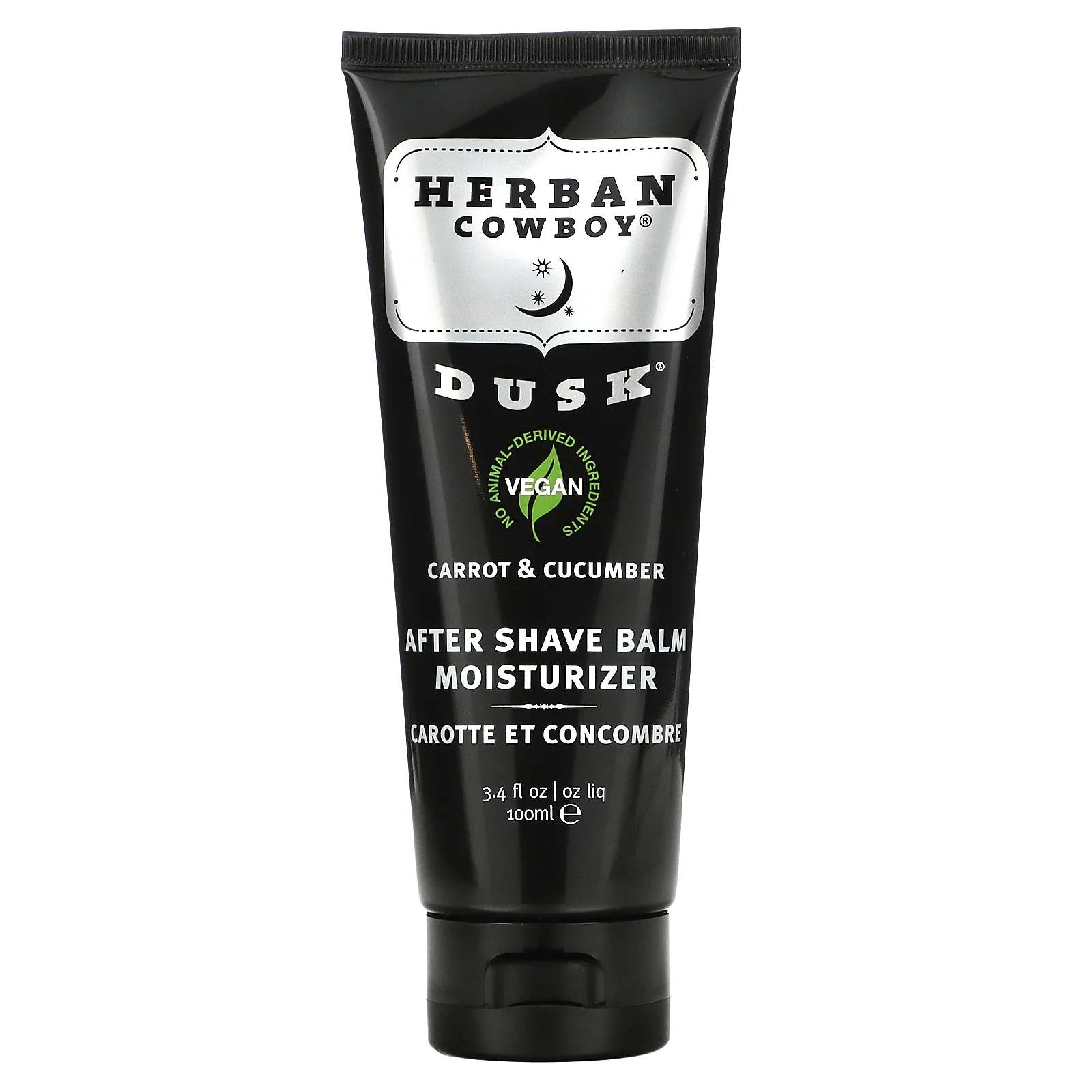Herban Cowboy, увлажняющий бальзам после бритья, морковь и огурец, 100 мл (3,4 жидк. унции)