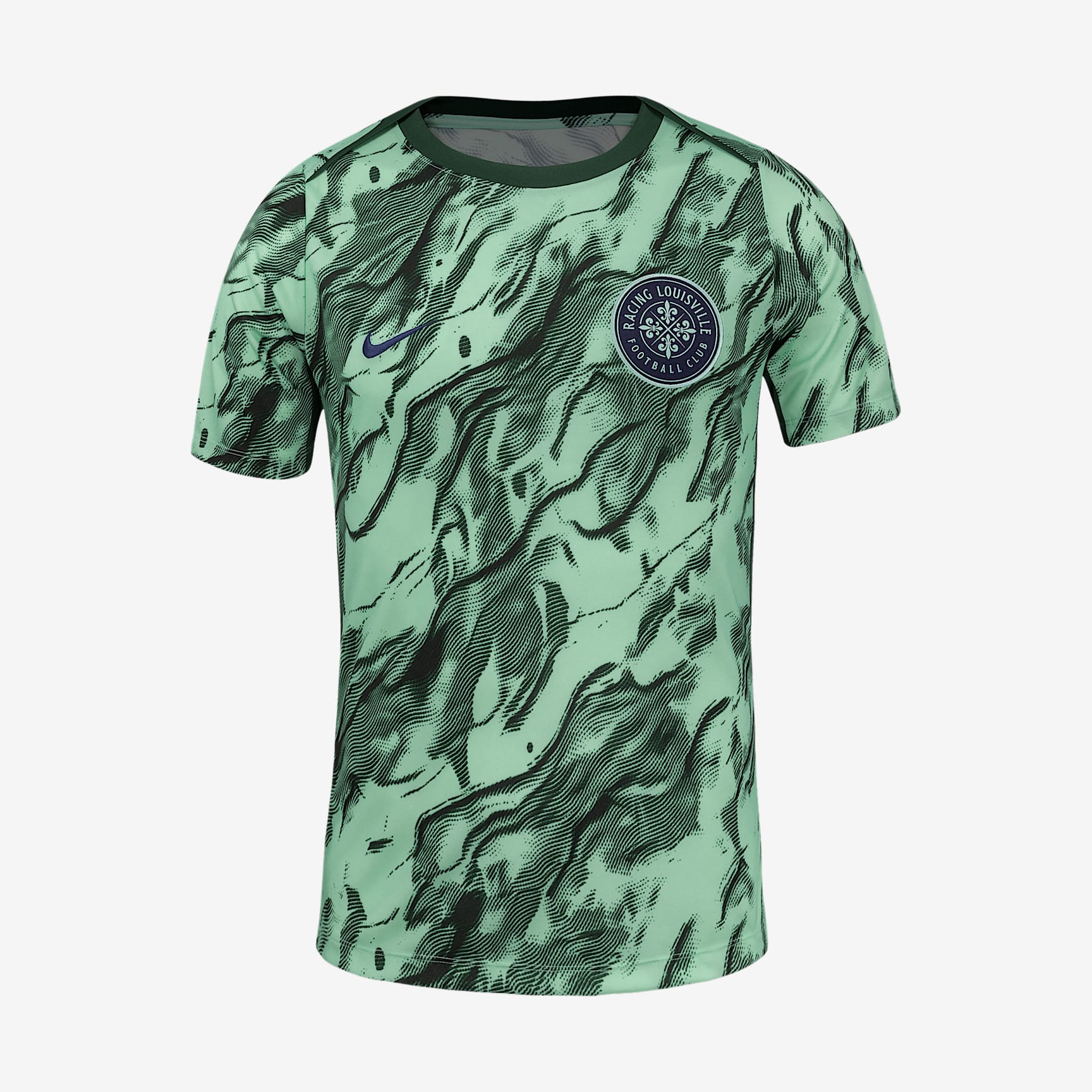 Racing Louisville FC 2025 Men's Nike NWSL Short-Sleeve Pre-Match Top