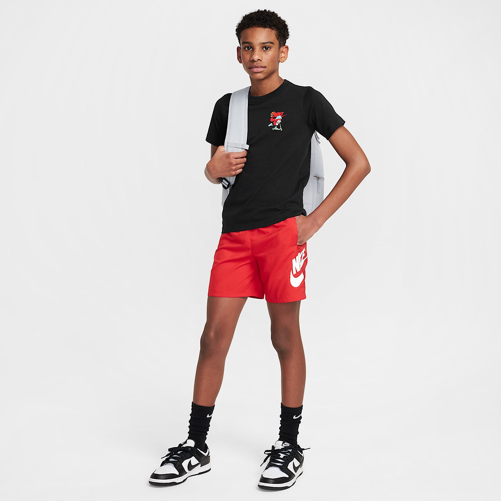 Nike Sportswear Club Big Kids' 6" Woven Shorts